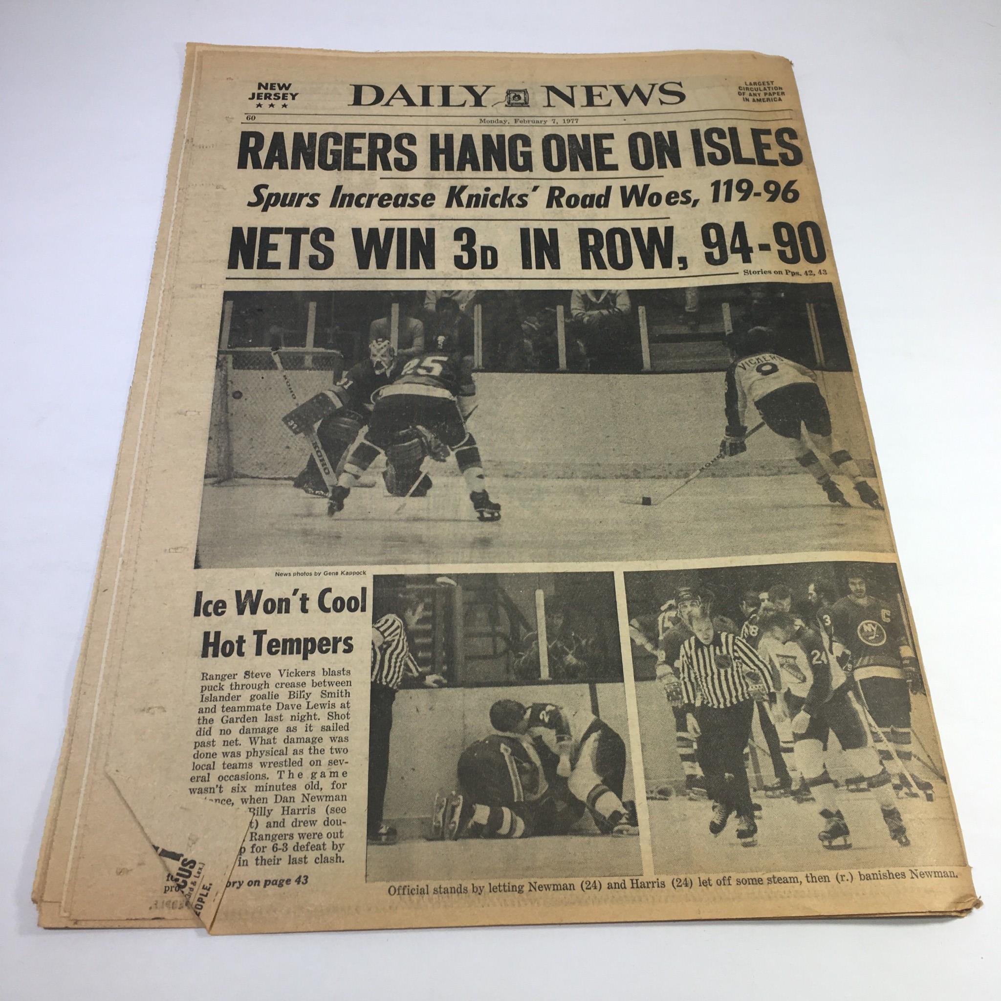 NY Daily News:2/7/77 Jersey Plants Humming Again; Pres Carter Wife Rosalyn & Amy