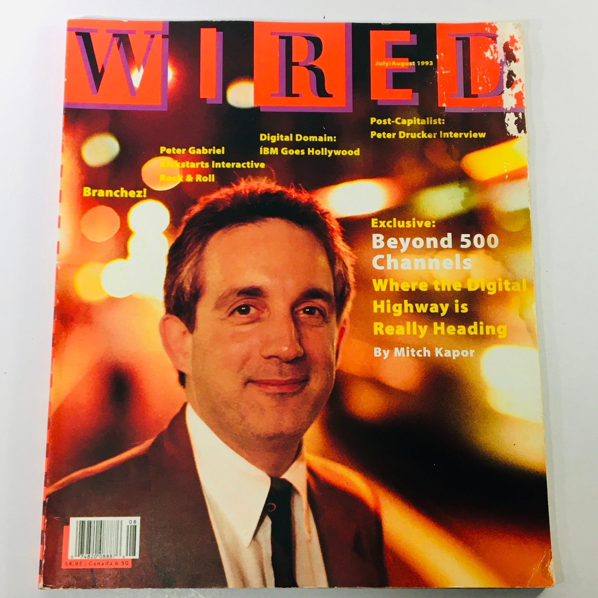 Wired Magazine July August 1993 Vol 1 #3 Beyond 500 Channels by Mitch Kapor