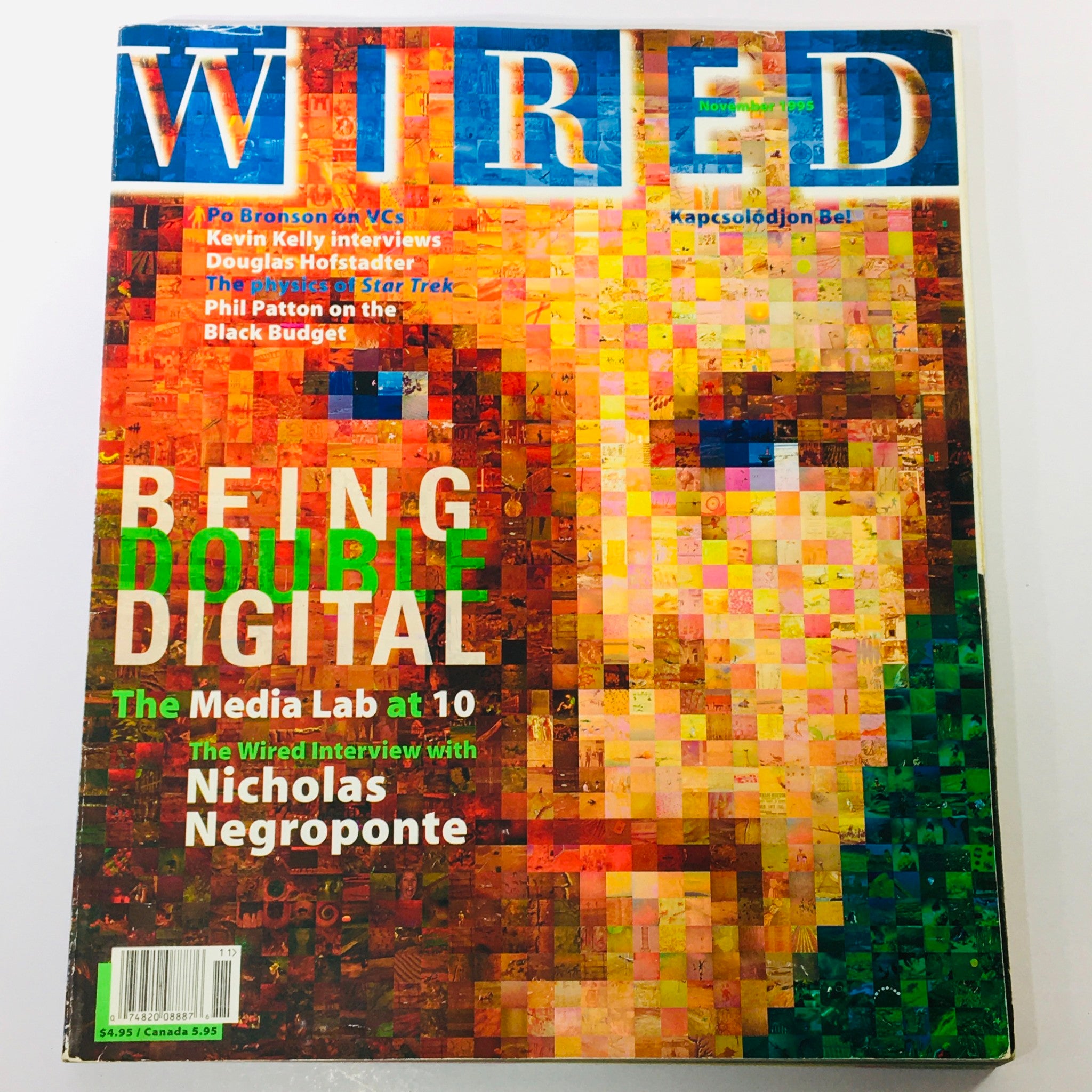 Wired Magazine November 1995 Vol 3 #11 Nicholas Nepogrante, Being Double Digital