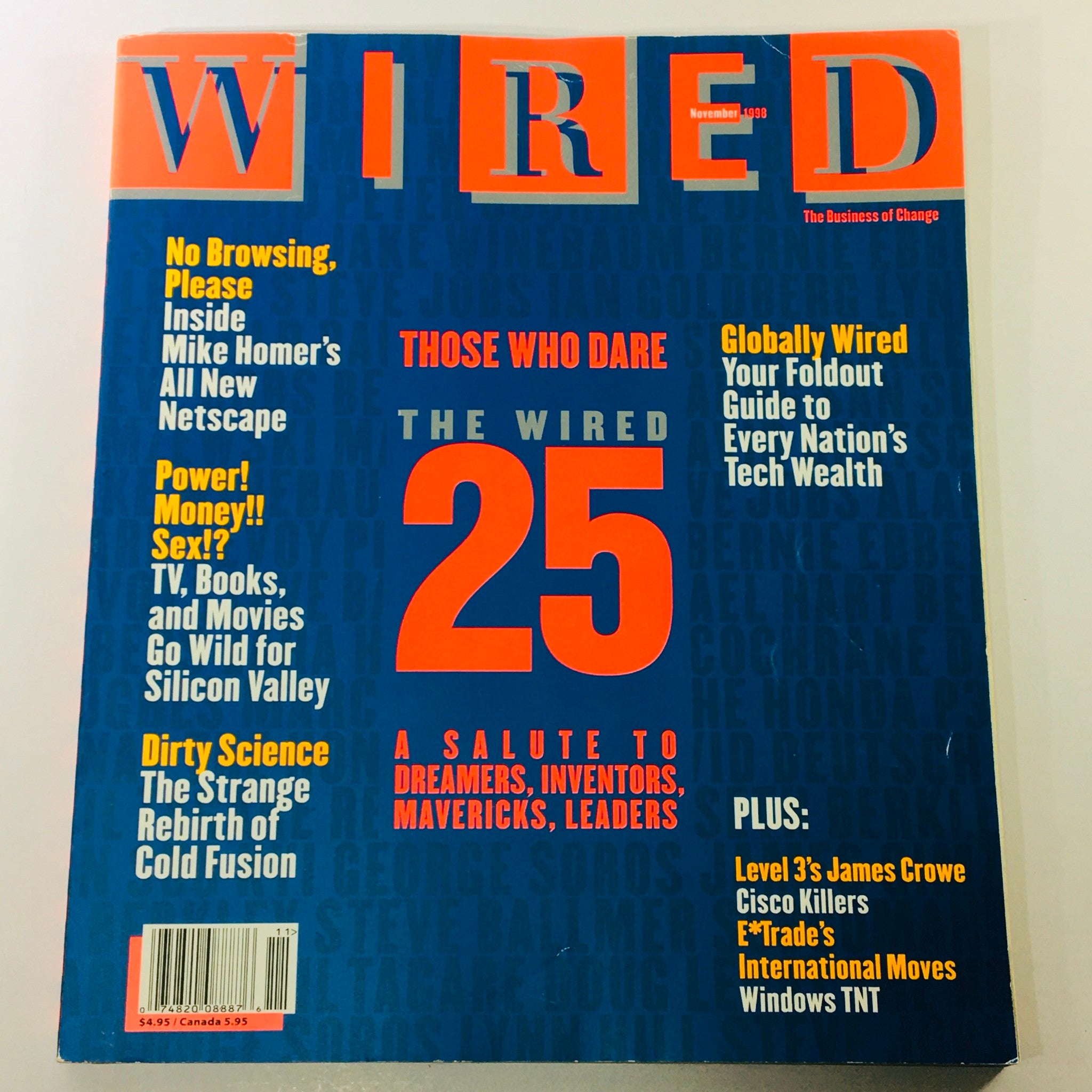 Wired Magazine November 1998 Vol 6 #11 Inside Mike Homer's All New Netscape