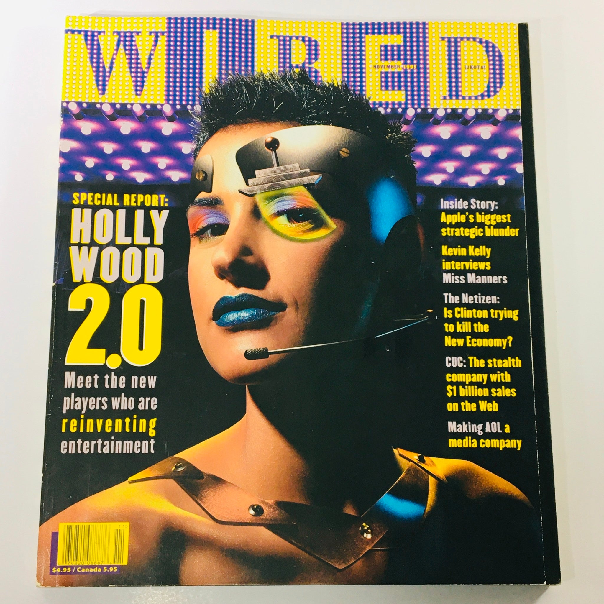 Wired Magazine November 1997 Vol 5 #11 Hollywood 2.0, Miss Manners Interview