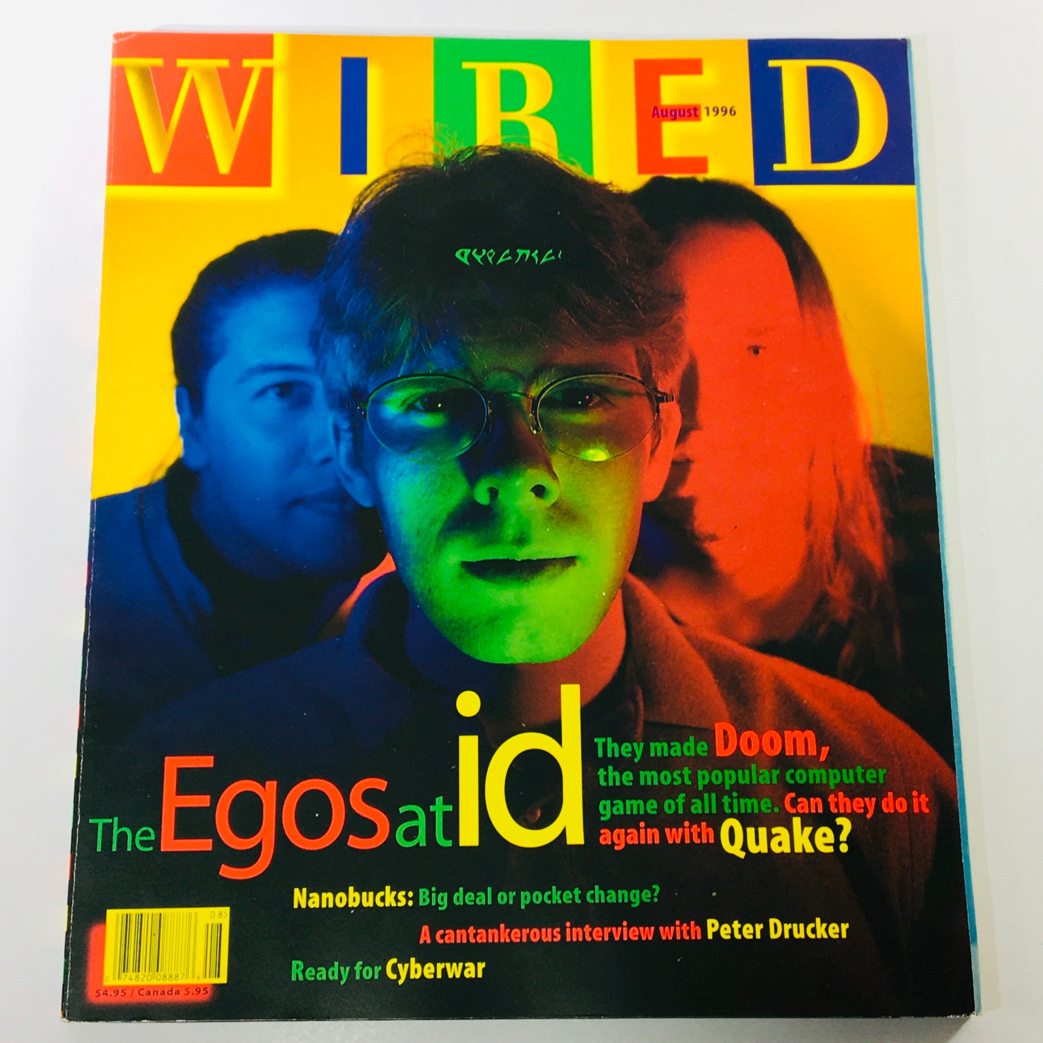 Wired Magazine August 1996 Vol 4 #8 The Egos at ID, Ready for Cyberwar