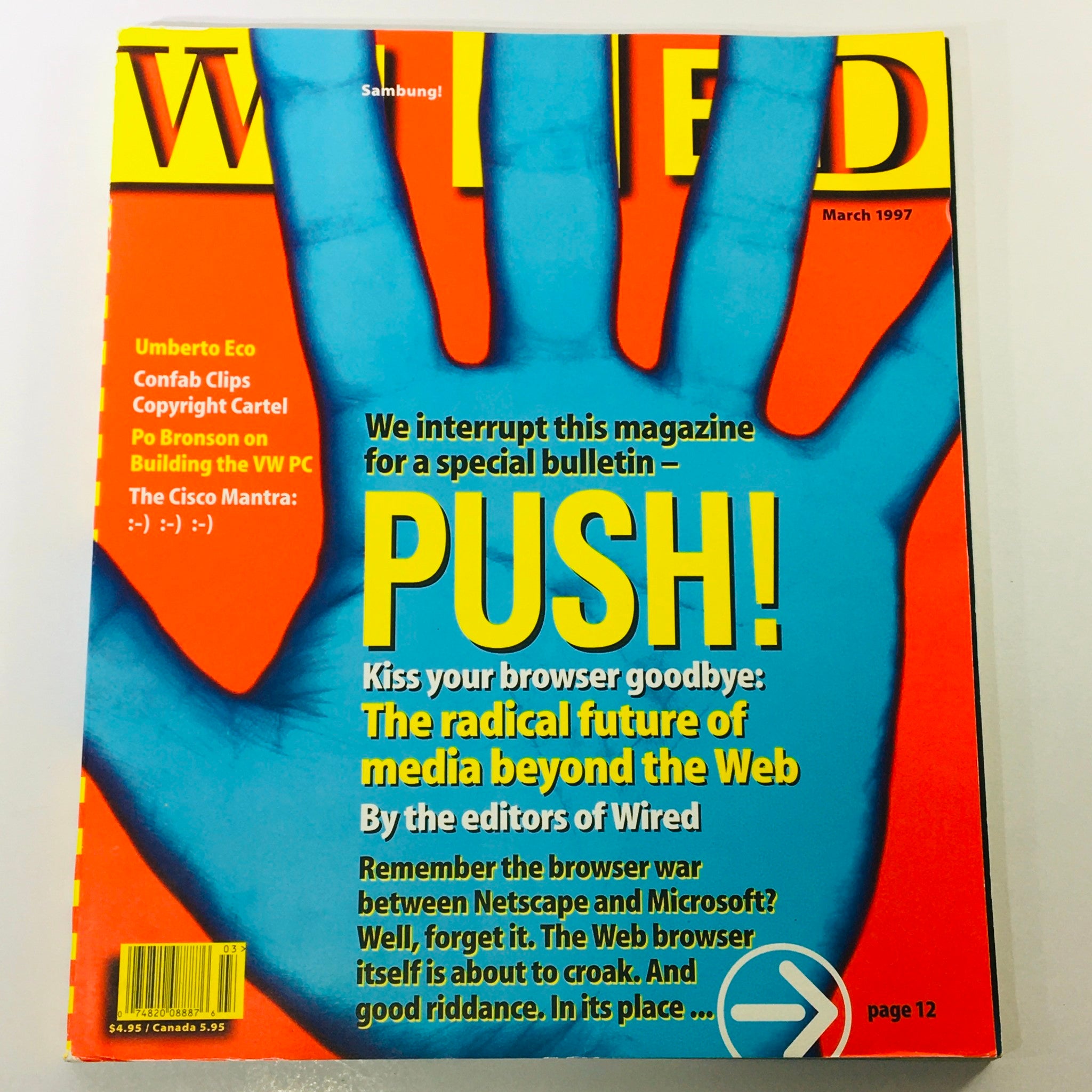 Wired Magazine March 1997 Vol 5 #3 The Radical Future of Media Beyond the Web