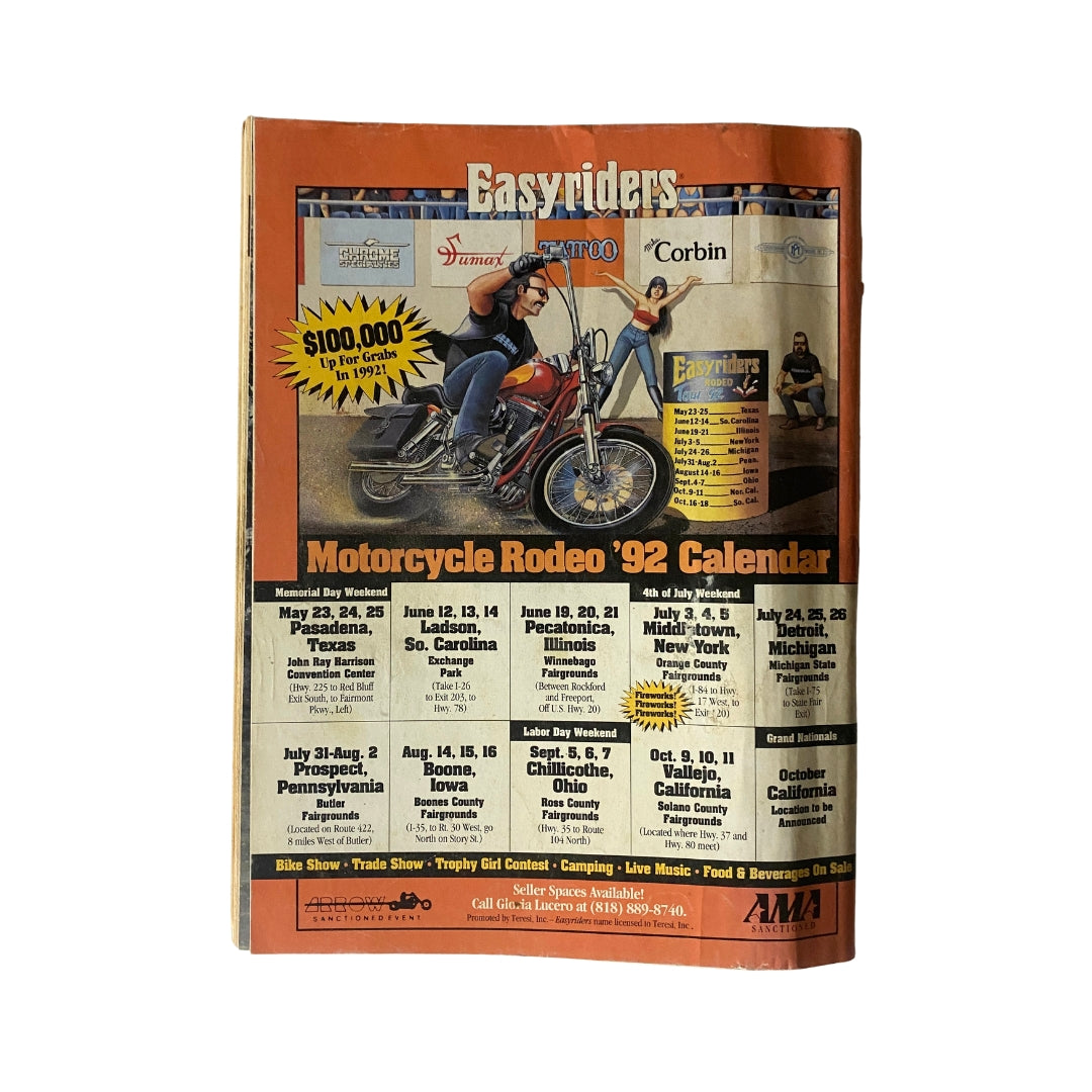 Easyriders Magazine April 1992 Paradise Party In The Florida Keys No Label