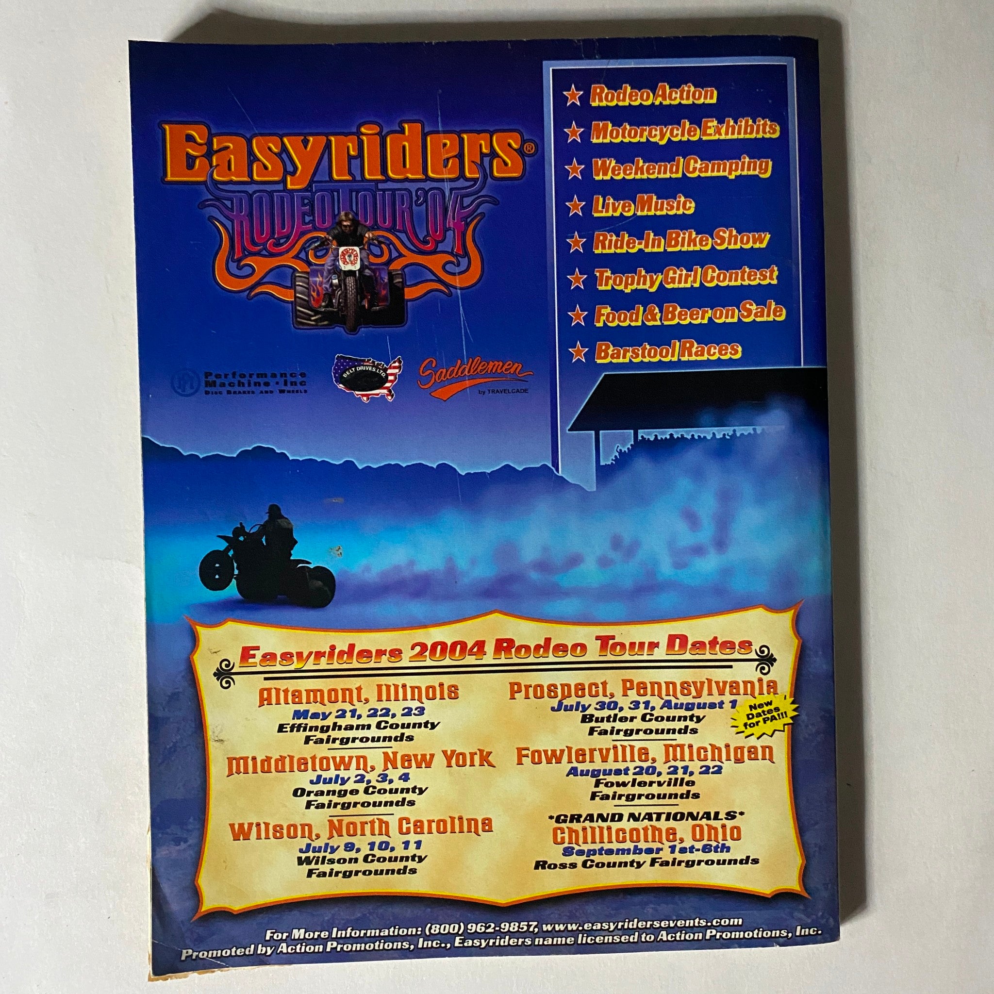 Easyriders Magazine September 2004 #375 Bortle's Crazy Horse Chopper No Label