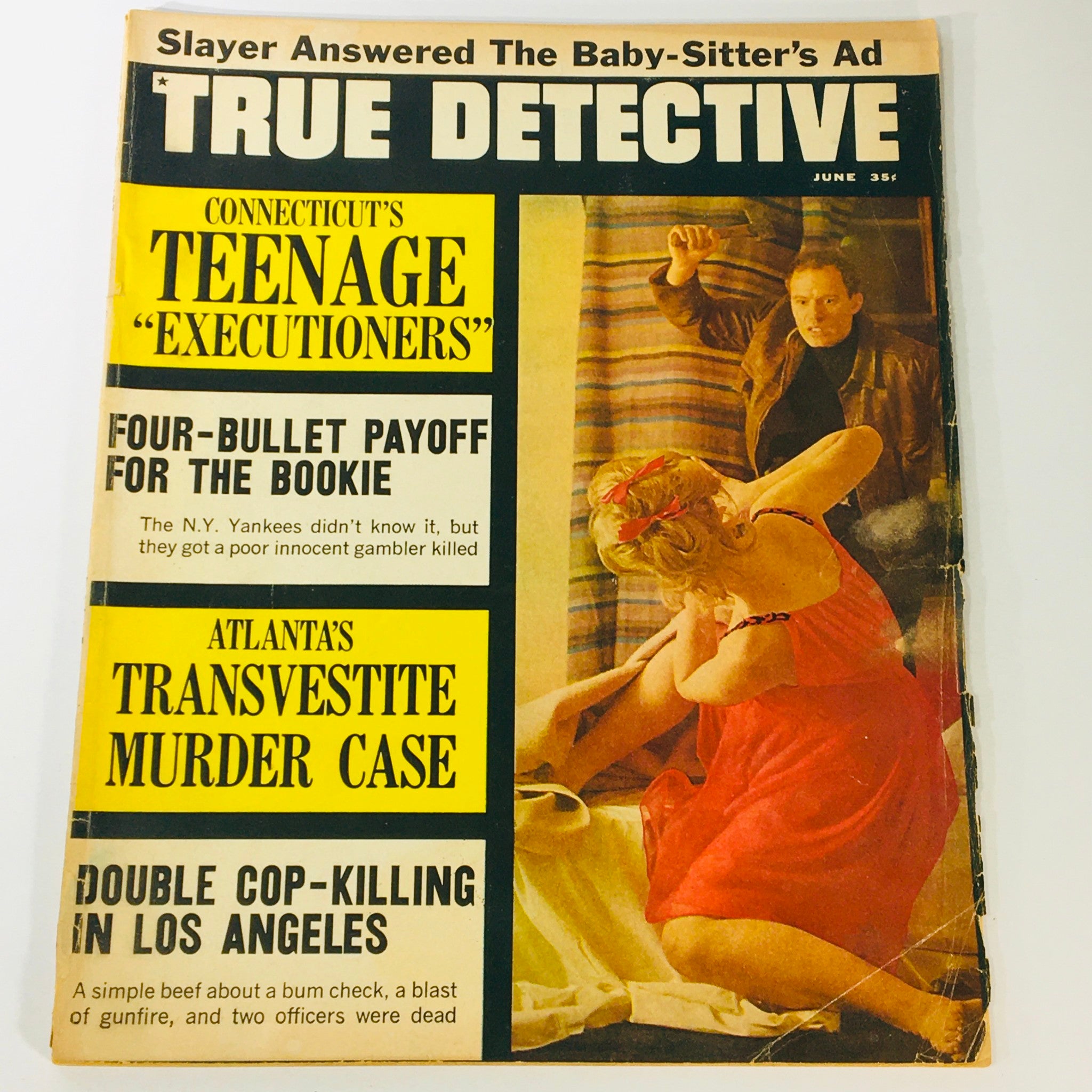 VTG True Detective Magazine June 1964 Connecticut's Teenage "Executioners"