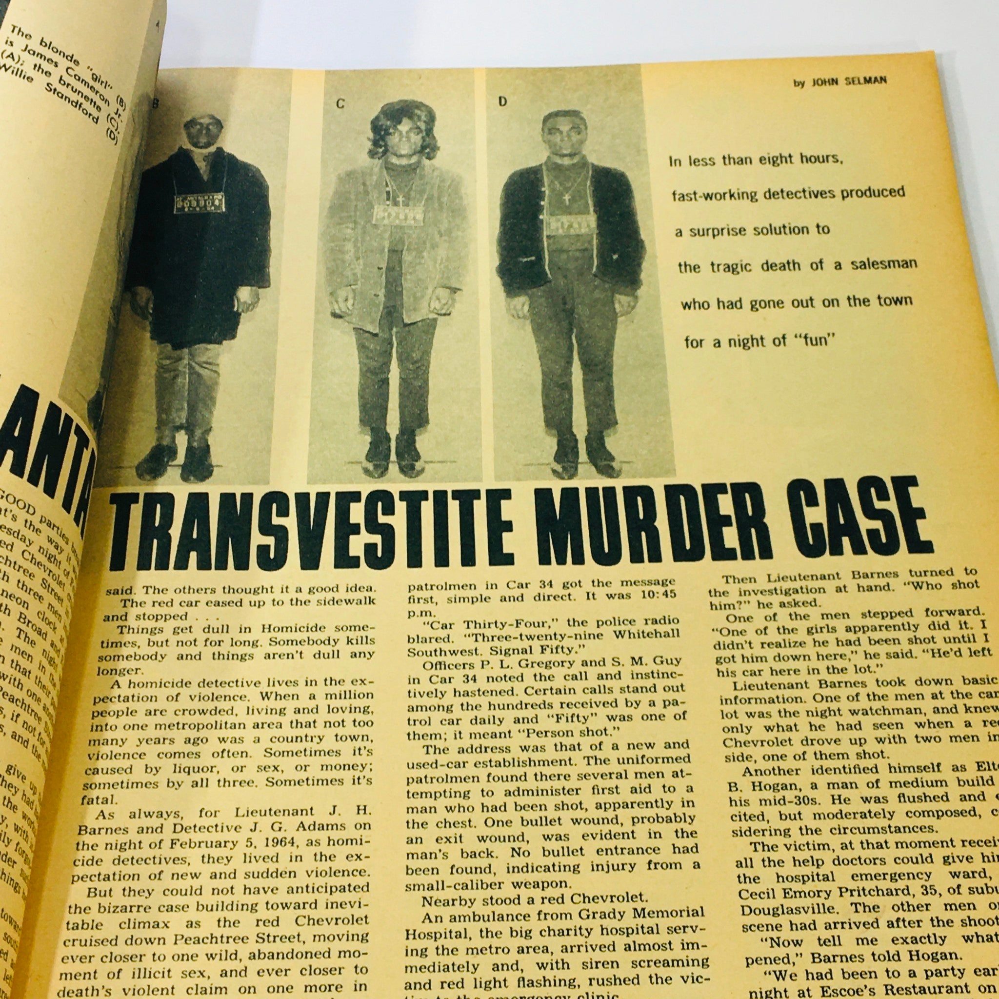 VTG True Detective Magazine June 1964 Connecticut's Teenage "Executioners"