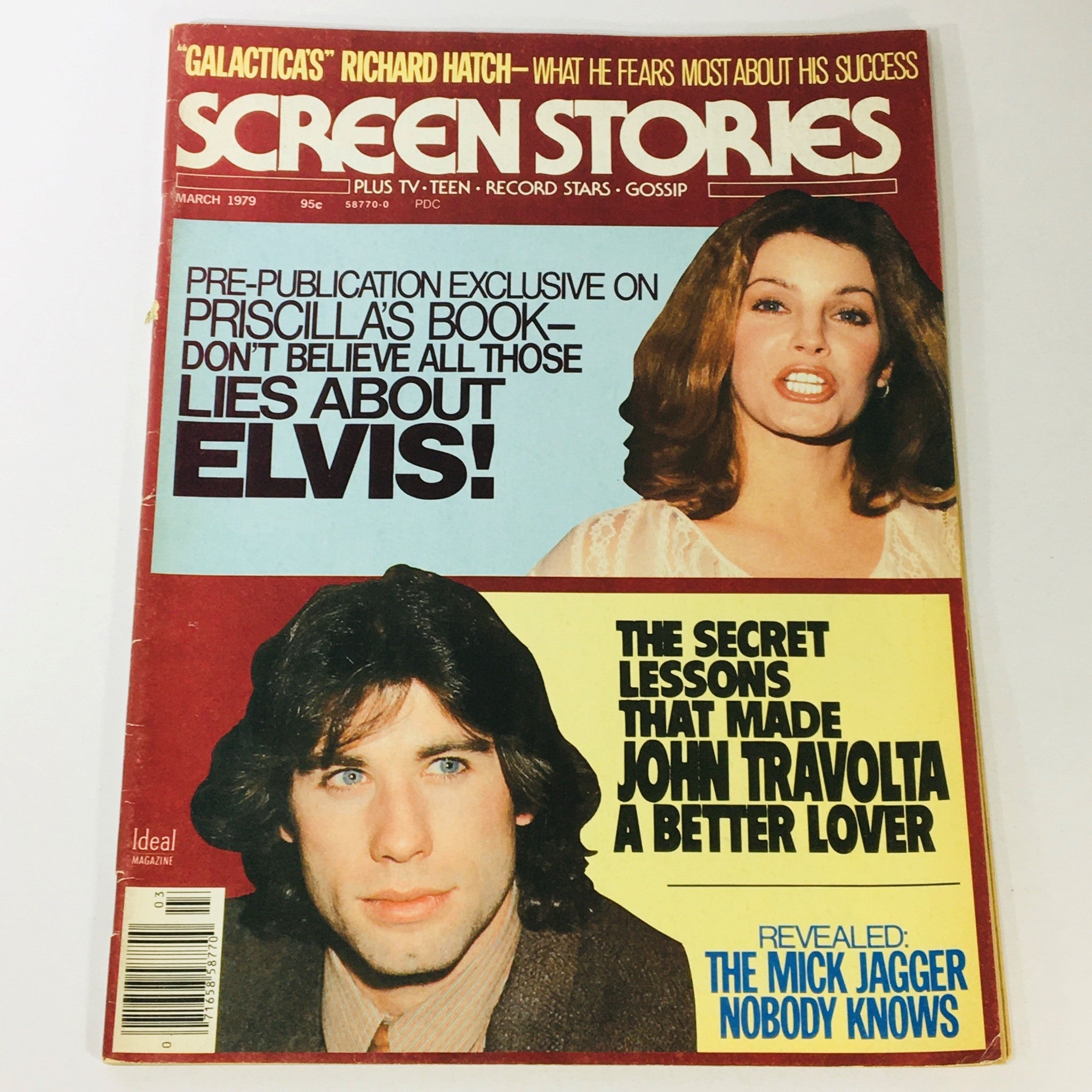 VTG Screen Stories Magazine March 1979 Priscilla Presley, John Travolta