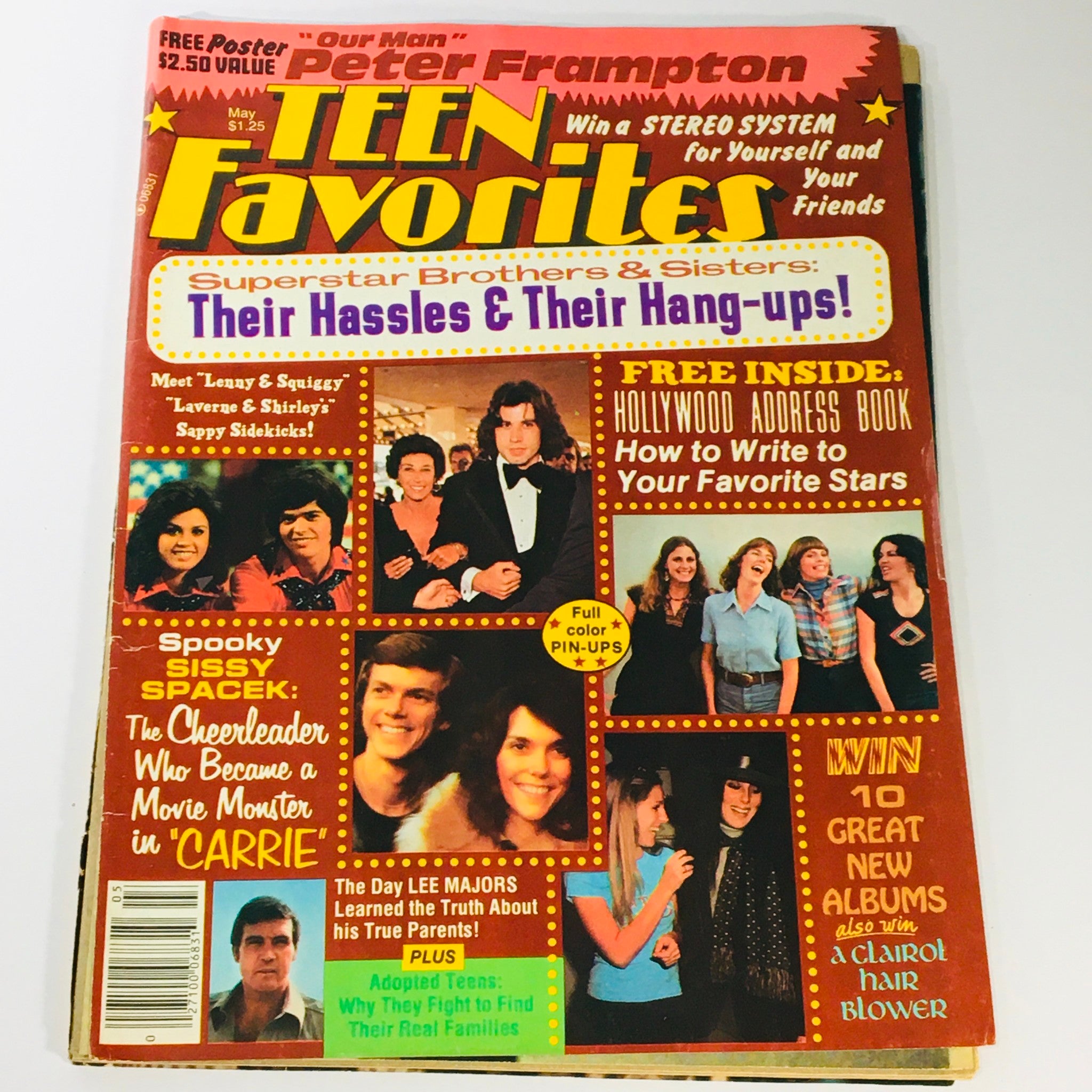 VTG Teen Favorites Magazine May 1977 John Travolta, Michael McKean, David Lander