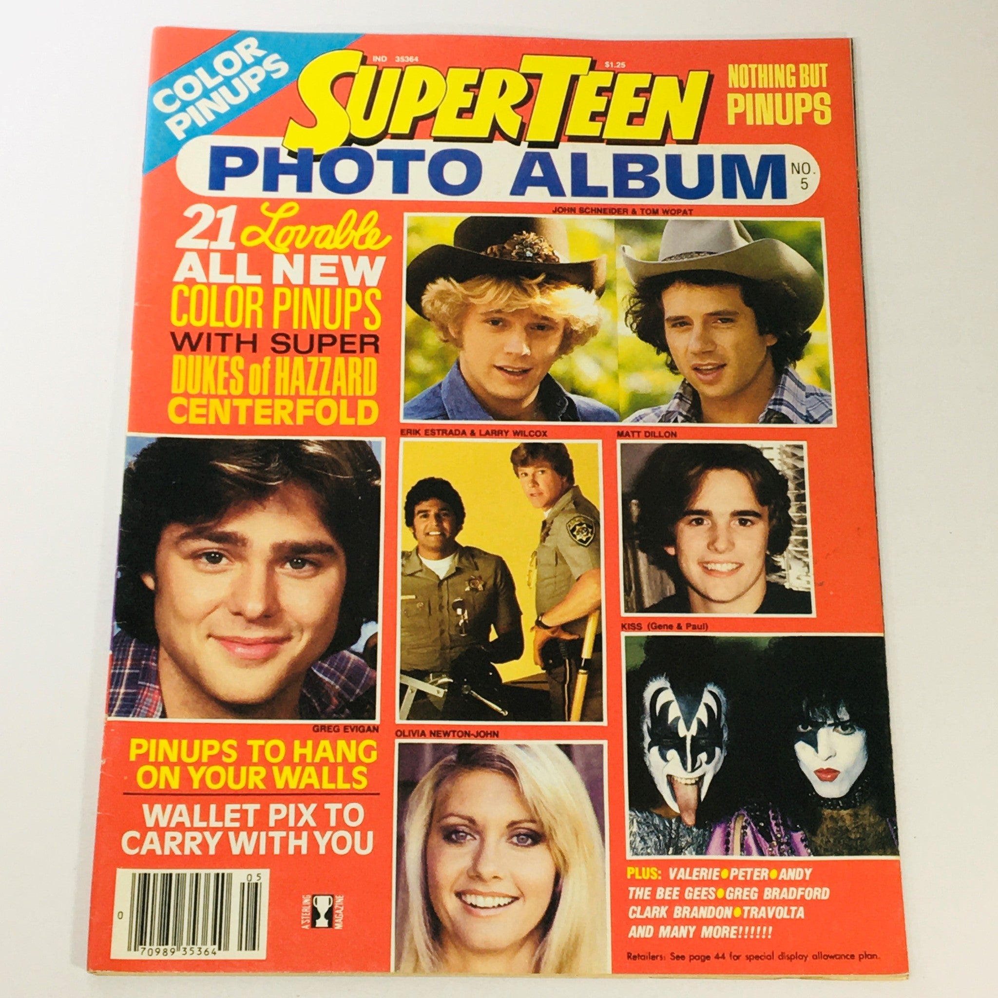 VTG SuperTeen Magazine #5 1977 Michael Jackson, Greg Evignan, Gene & Paul