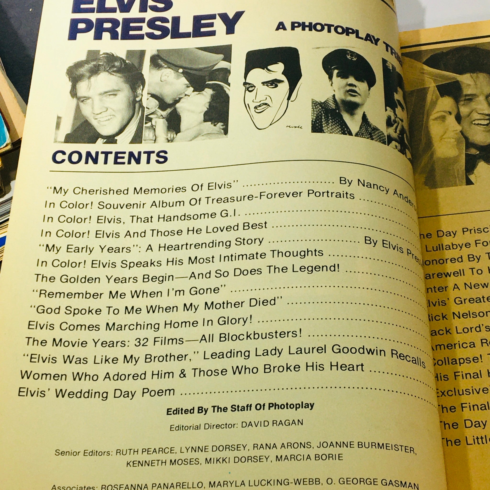 VTG 1977 Elvis Aron Presley A Photoplay Tribute Special Collector's Edition