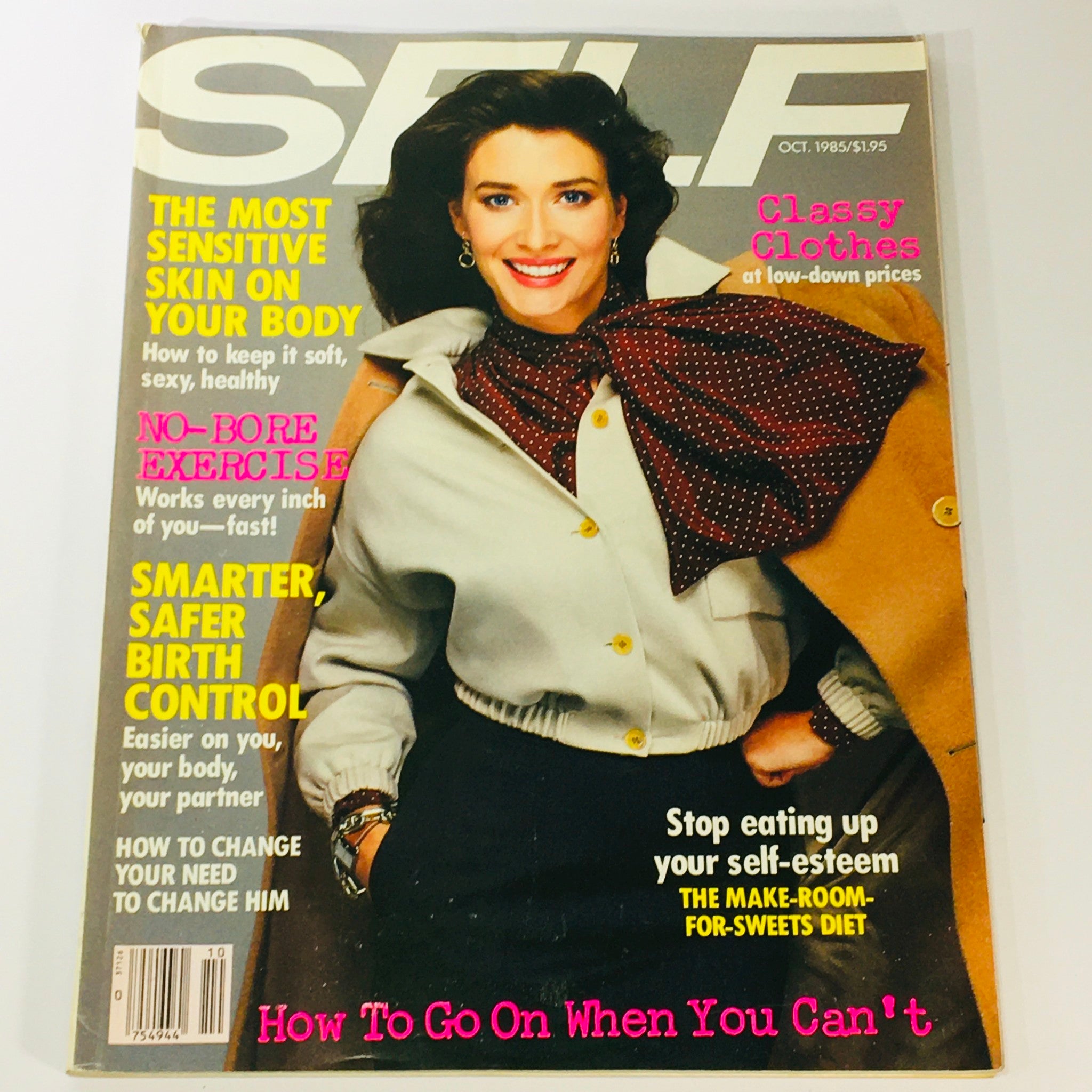 VTG Self Magazine October 1985 Classy Clothes, Smarter Safer Birth Control