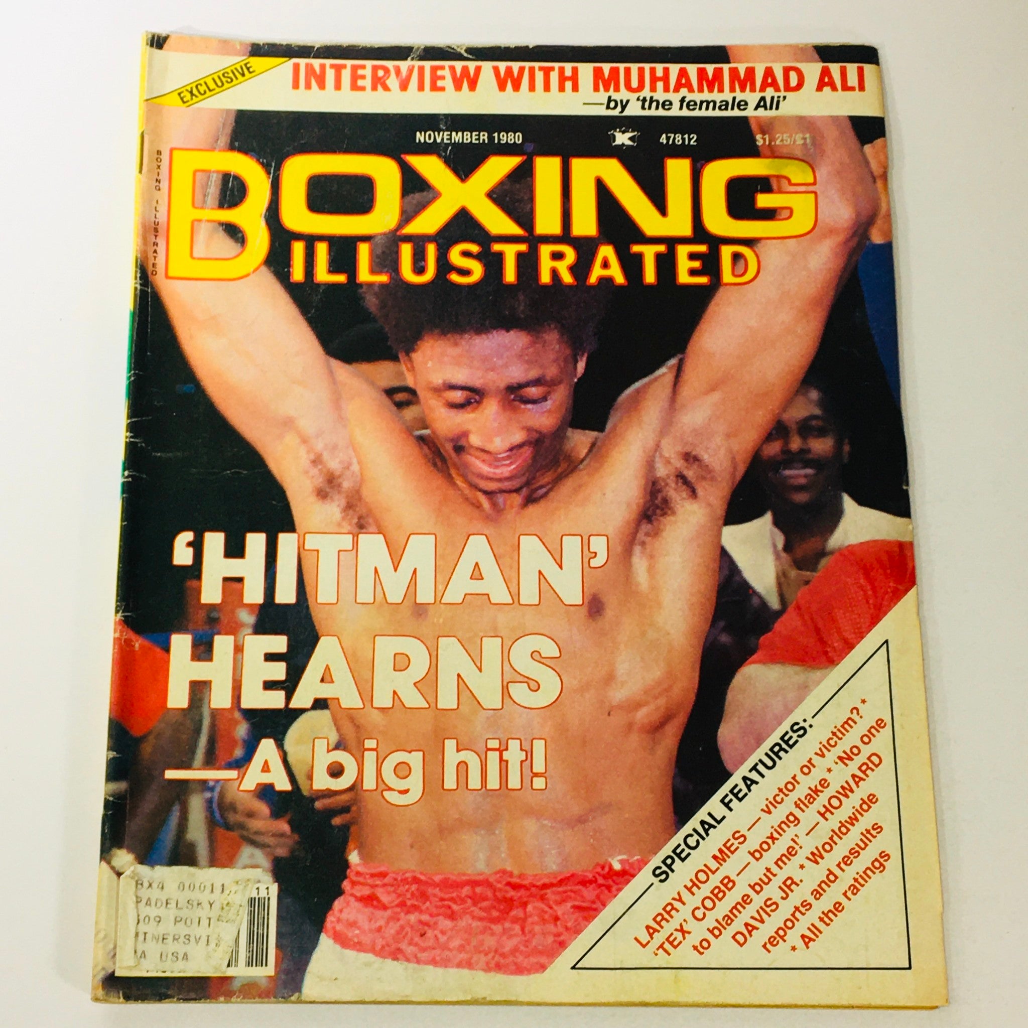 VTG Boxing Illustrated Magazine November 1980 Thomas Hearns, Muhammad Ali