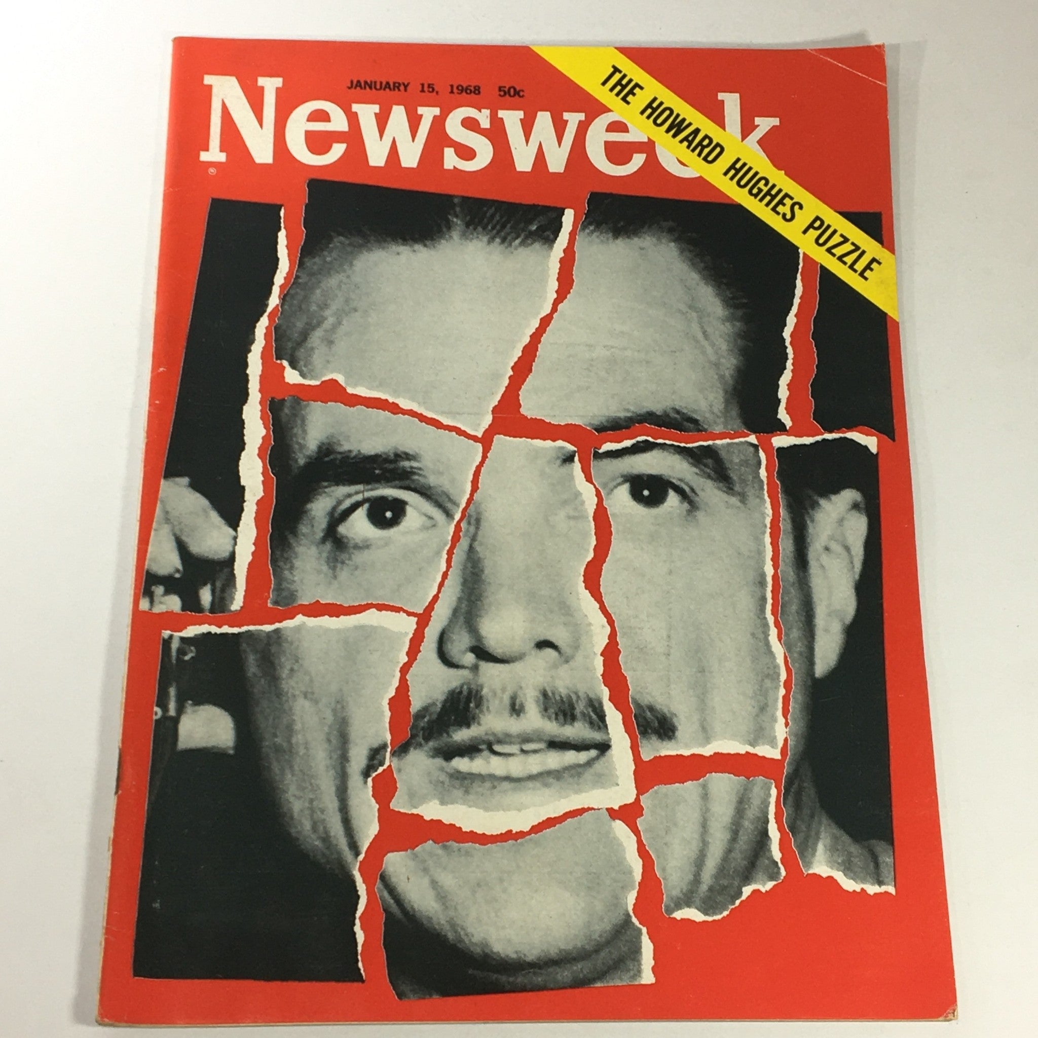 VTG Newsweek Magazine January 15 1968 The Howard Hughes Puzzle, Newsstand