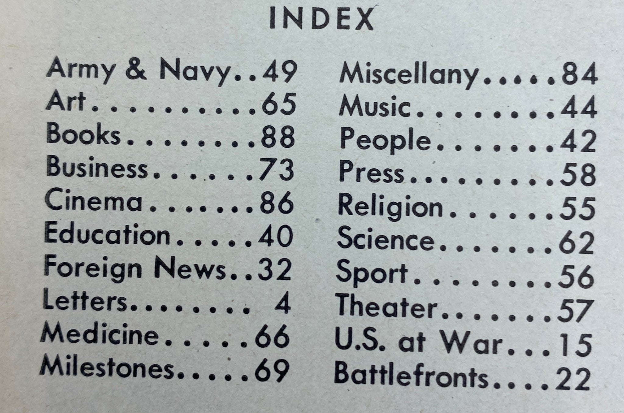 VTG Time Magazine June 22, 1942 General Henry H. Arnold