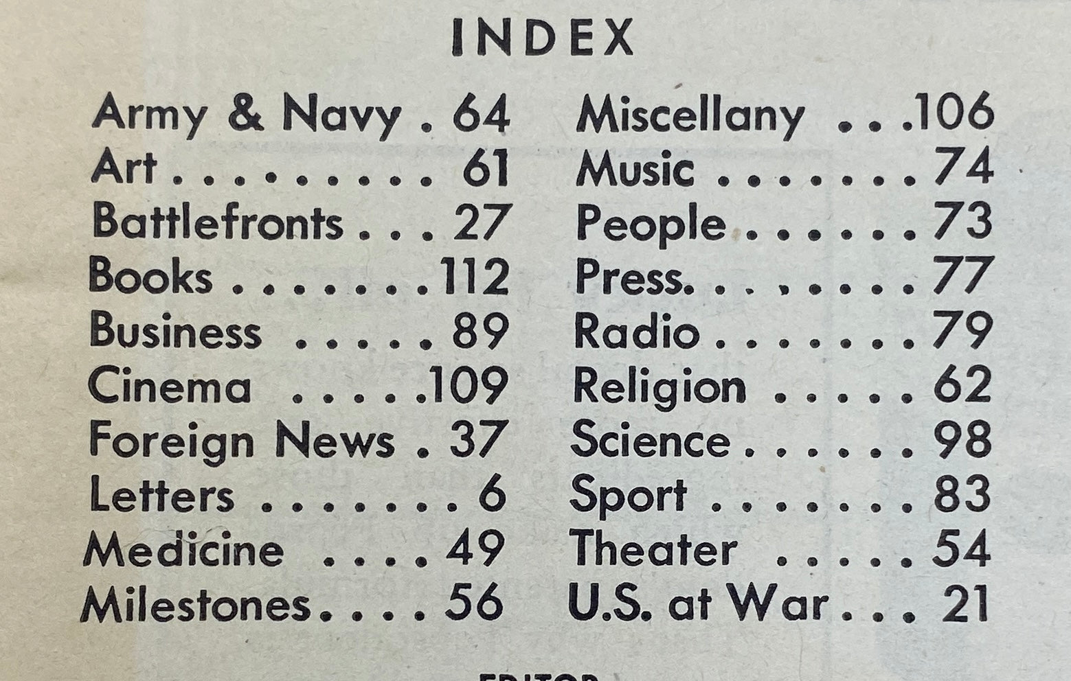 VTG Time Magazine December 7, 1942 Admiral Ernest J. King, U.S.N.