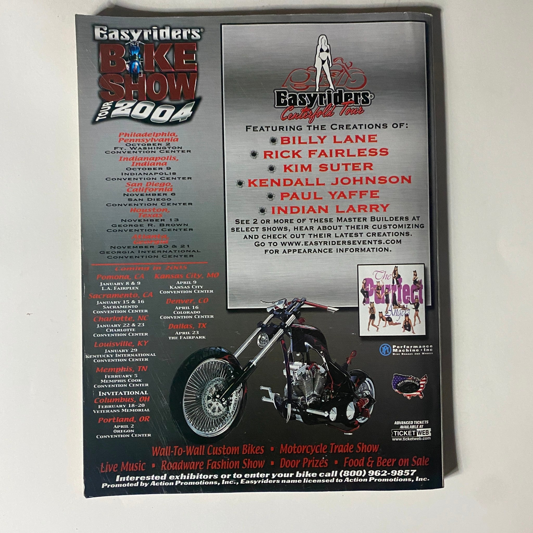 Easyriders Magazine November 2004 #377 2005 Harley's Full Model Lineup No Label