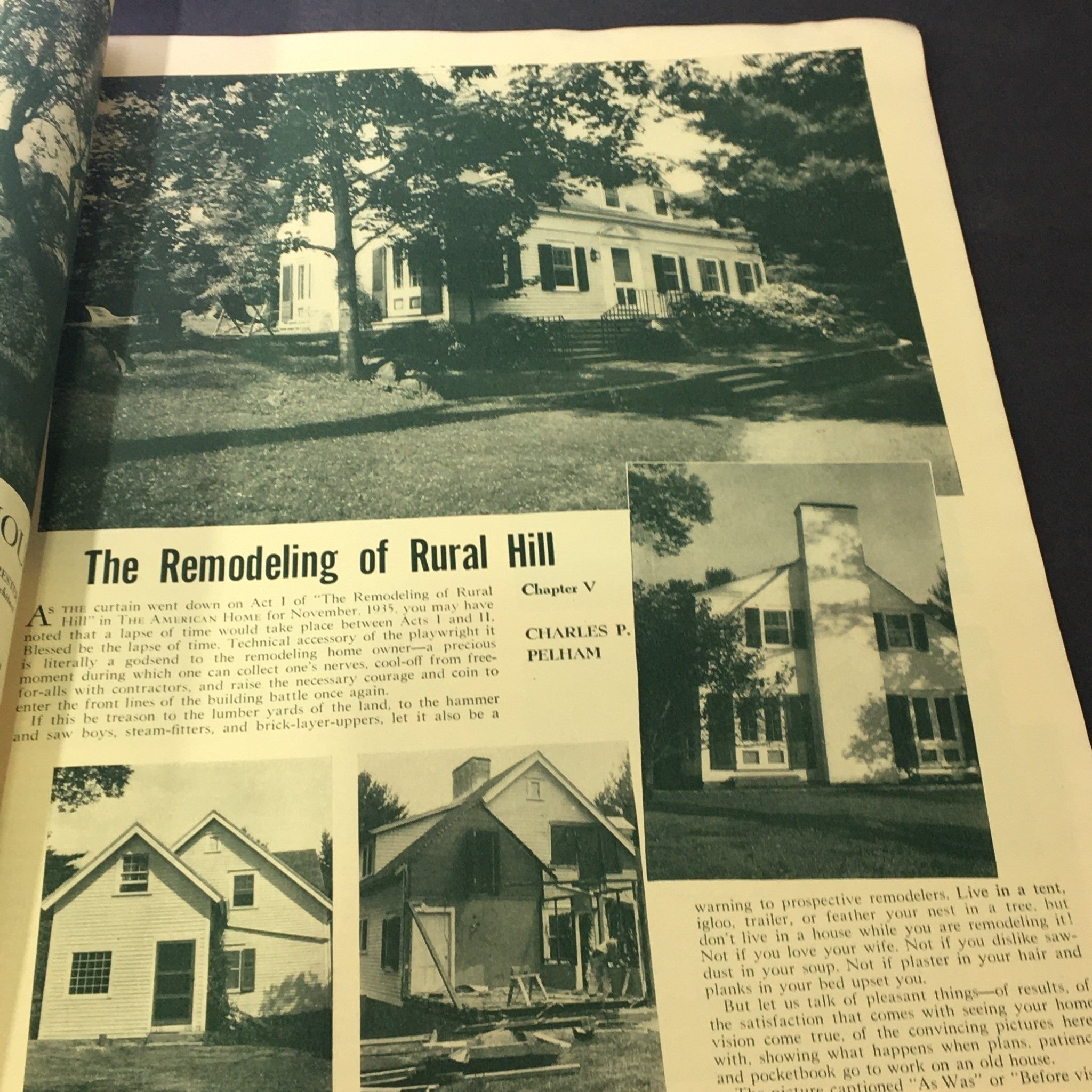 VTG The American Home for 1939 Vol XXL #2 The Remodeling of Rural Hill