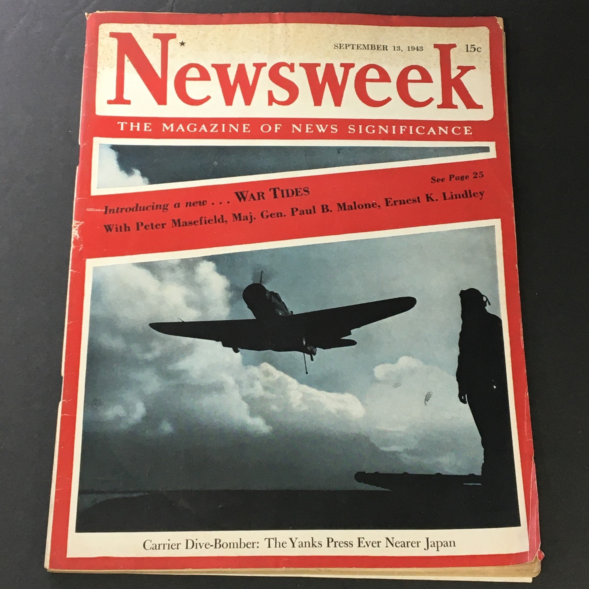 VTG Newsweek Magazine September 13 1943 Carrier Dive-Bomber The Yanks Press