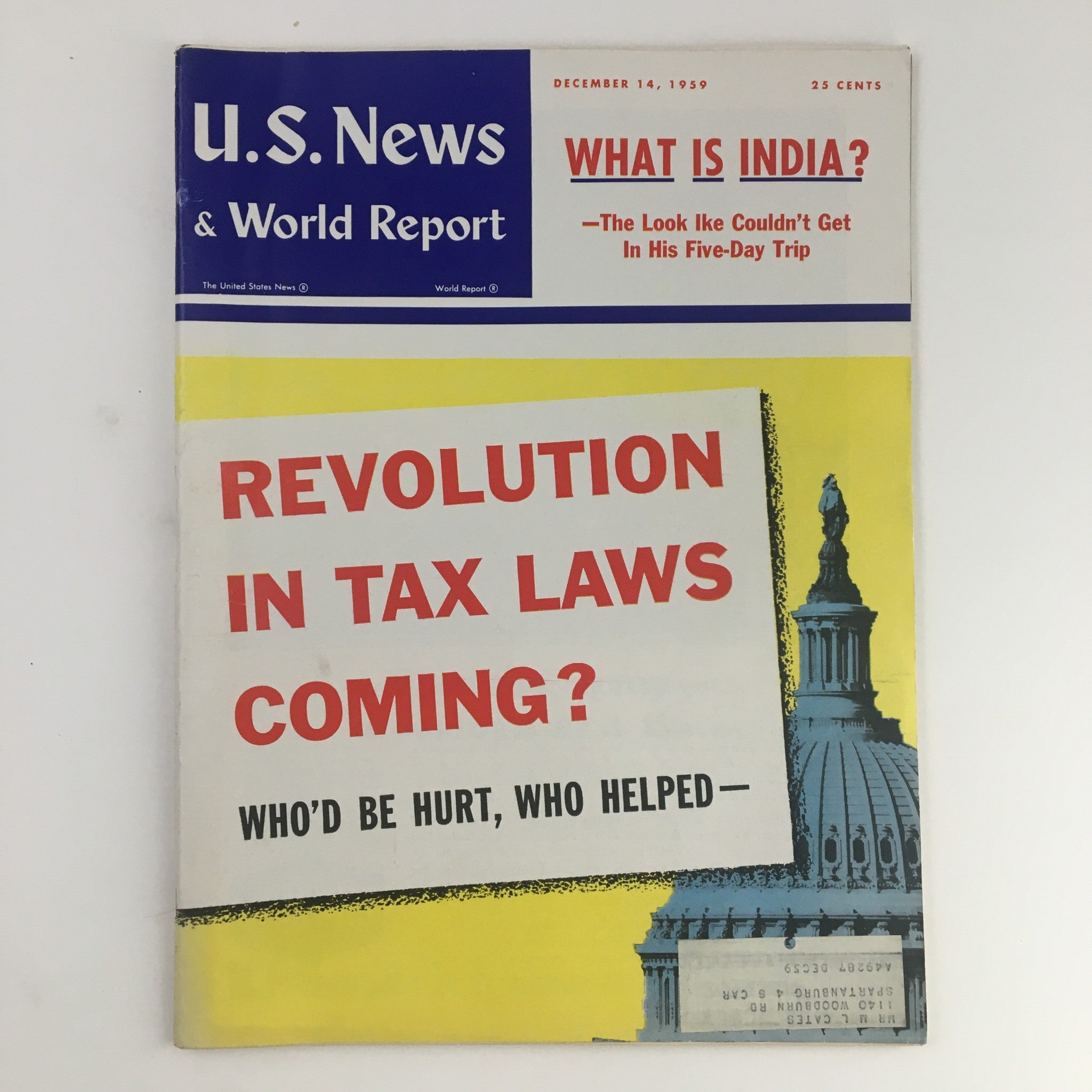 VTG U.S. News & World Report December 14 1959 Revolution in Tax Laws Coming