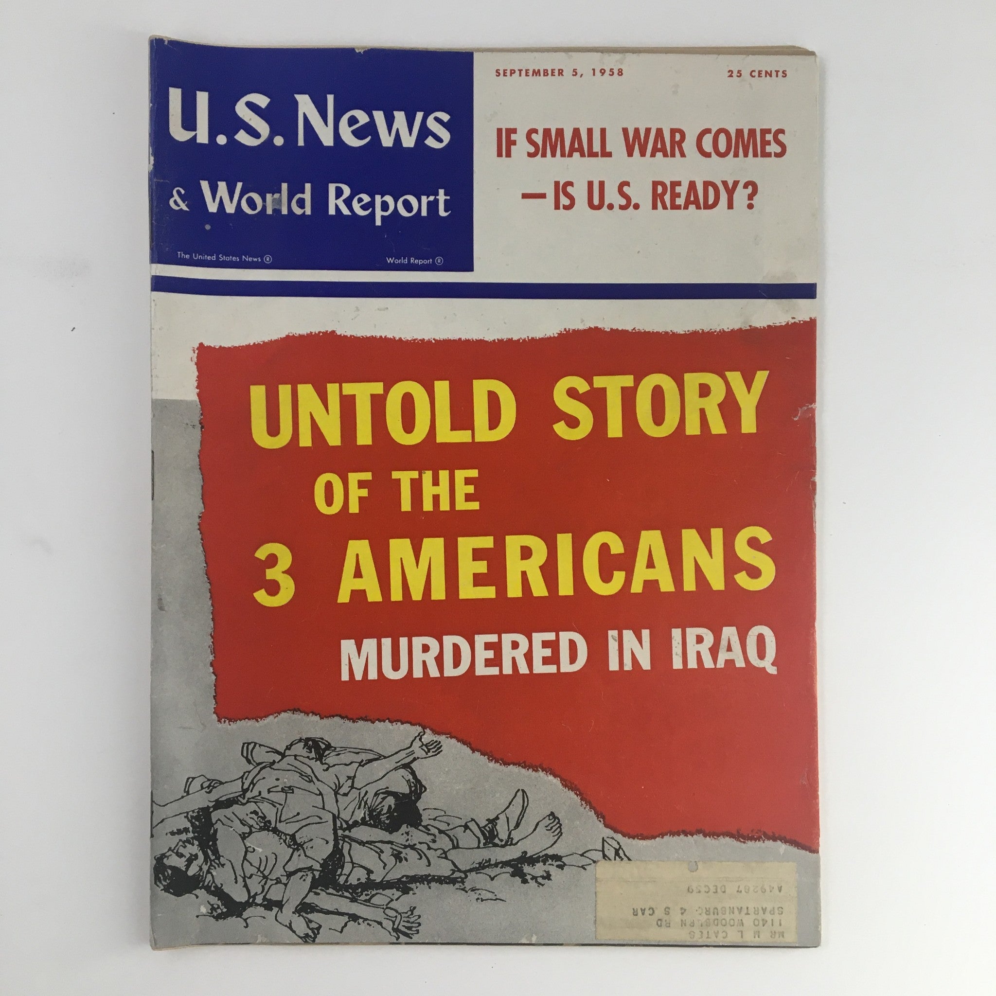 VTG U.S. News & World Report September 5 1958 The Untold Story of 3 Americans