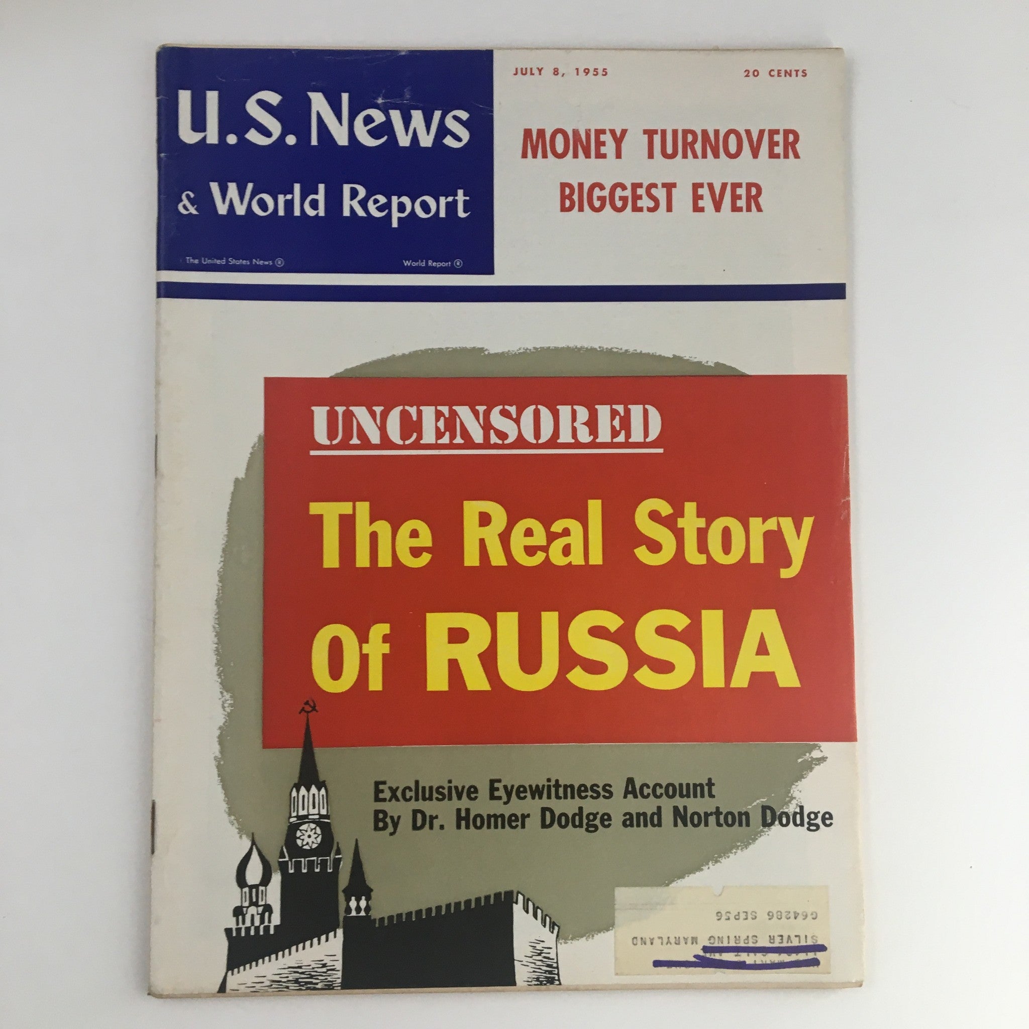 VTG U.S. News & World Report July 8 1955 Uncensored The Real Story of Russia