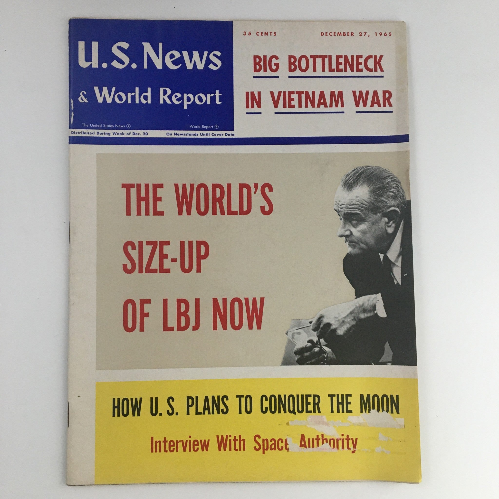 VTG U.S. News & World Report December 27 1965 World Size-up of Lyndon B. Johnson