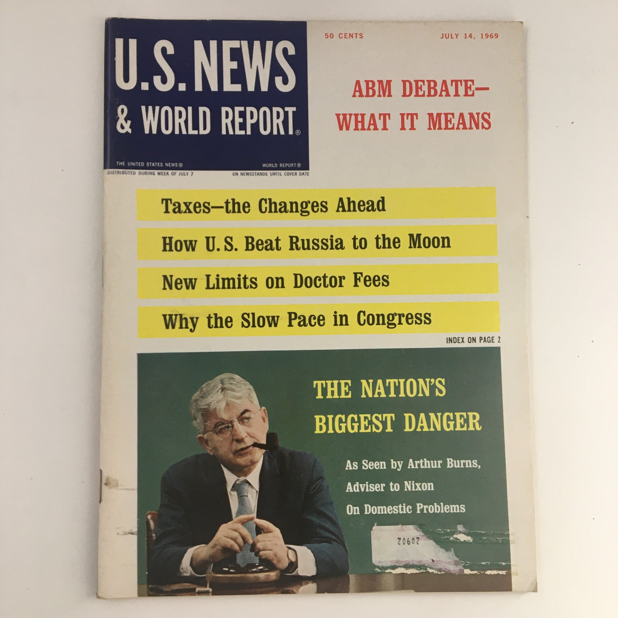 VTG U.S. News & World Report July 14 1969 The Nations Biggest Danger