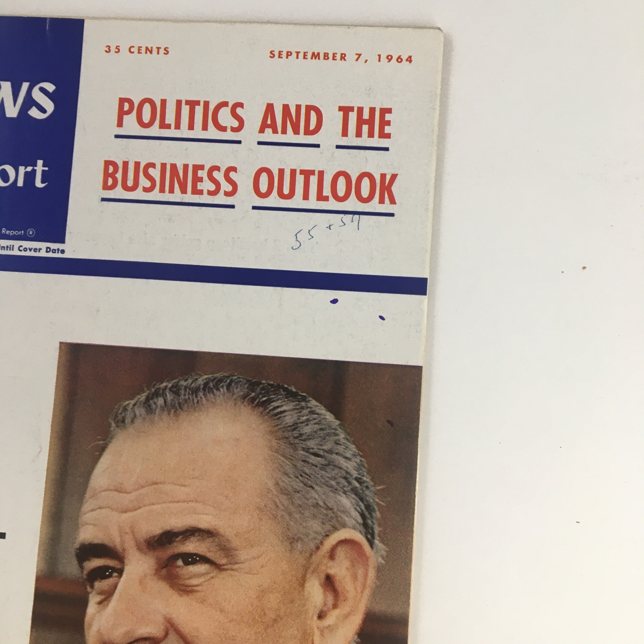 VTG U.S. News & World Report September 7 1964 Lyndon B. Johnson, Will He Win?