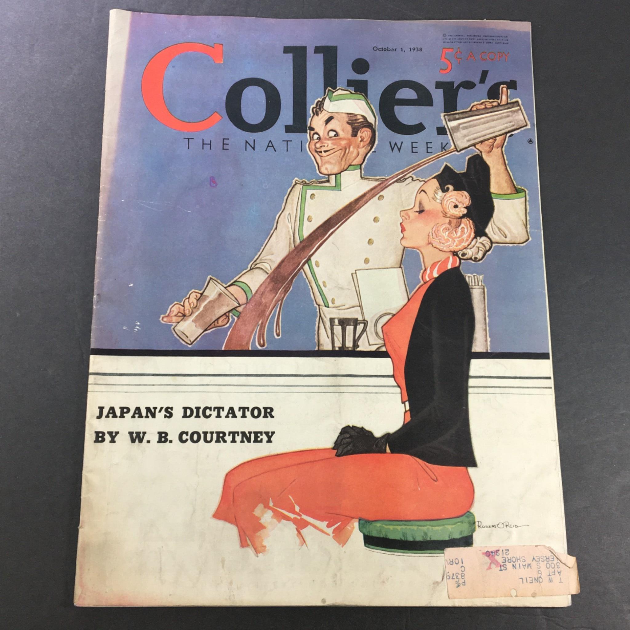 VTG Collier's Magazine October 1 1938 Japan's Dictator by W.B. Courtney