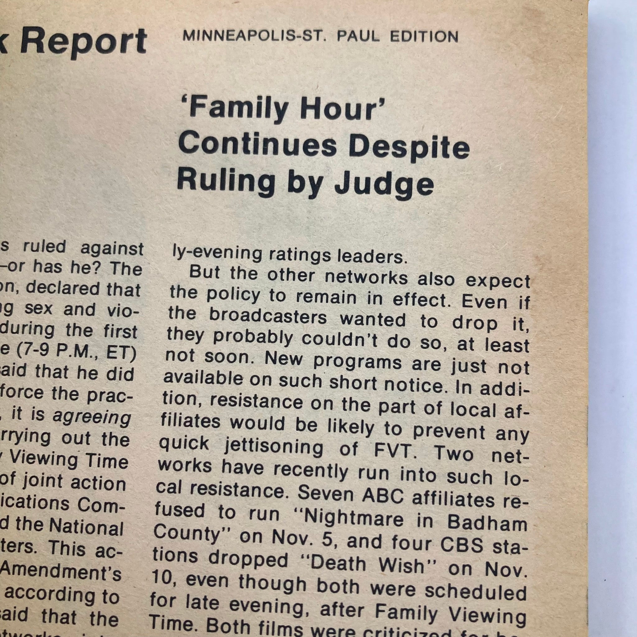 TV Guide Magazine November 20 1976 #1234 Birthday Party Minneapolis-St. Paul Ed.