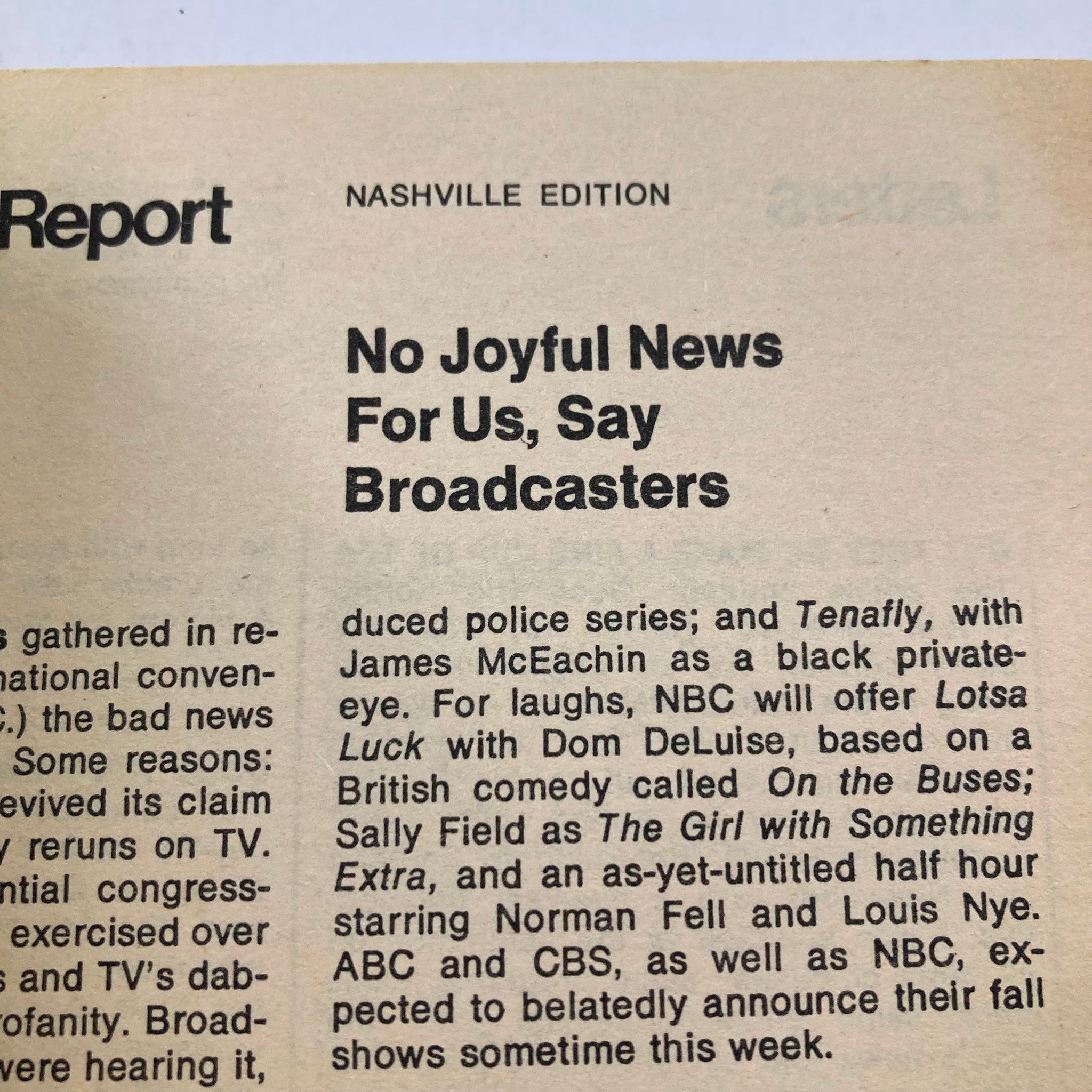TV Guide Magazine April 7 1973 #545 Children's TV Nashville Ed. No Label