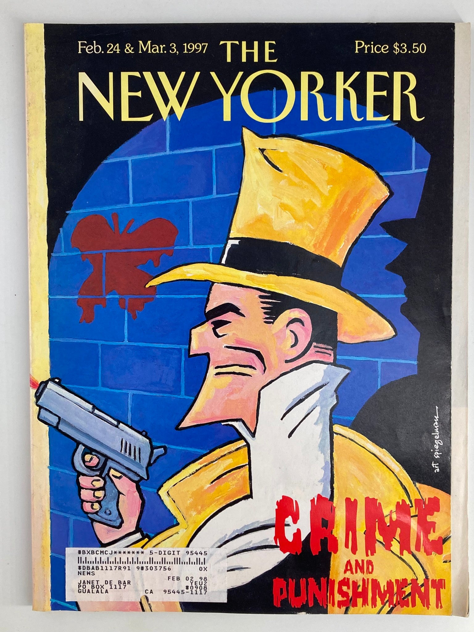 The New Yorker Full Magazine February 24 1997 Dick Tilley by Art Spiegelman