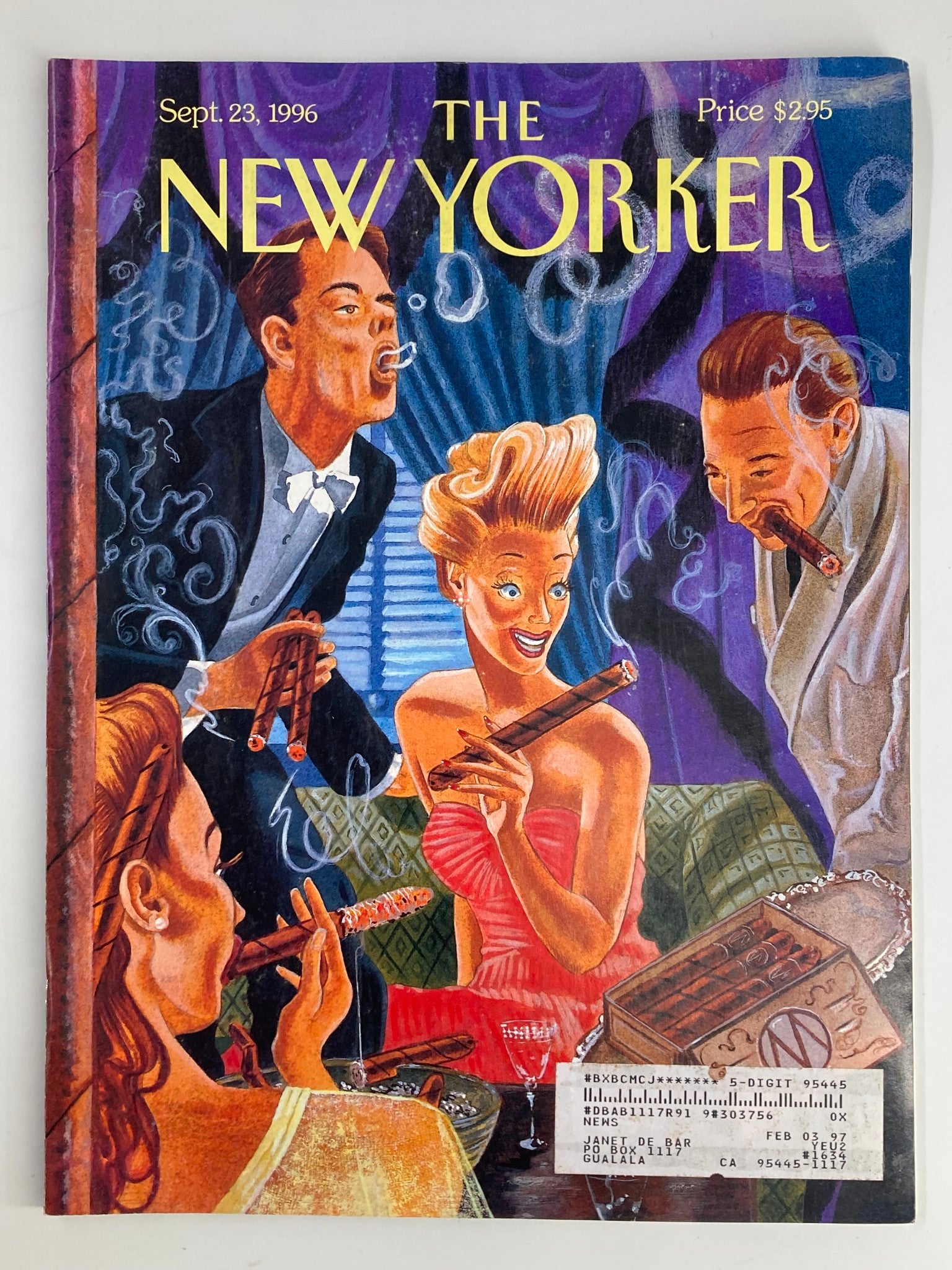 The New Yorker Full Magazine September 23 1996 Social Lights by M. Scott Miller