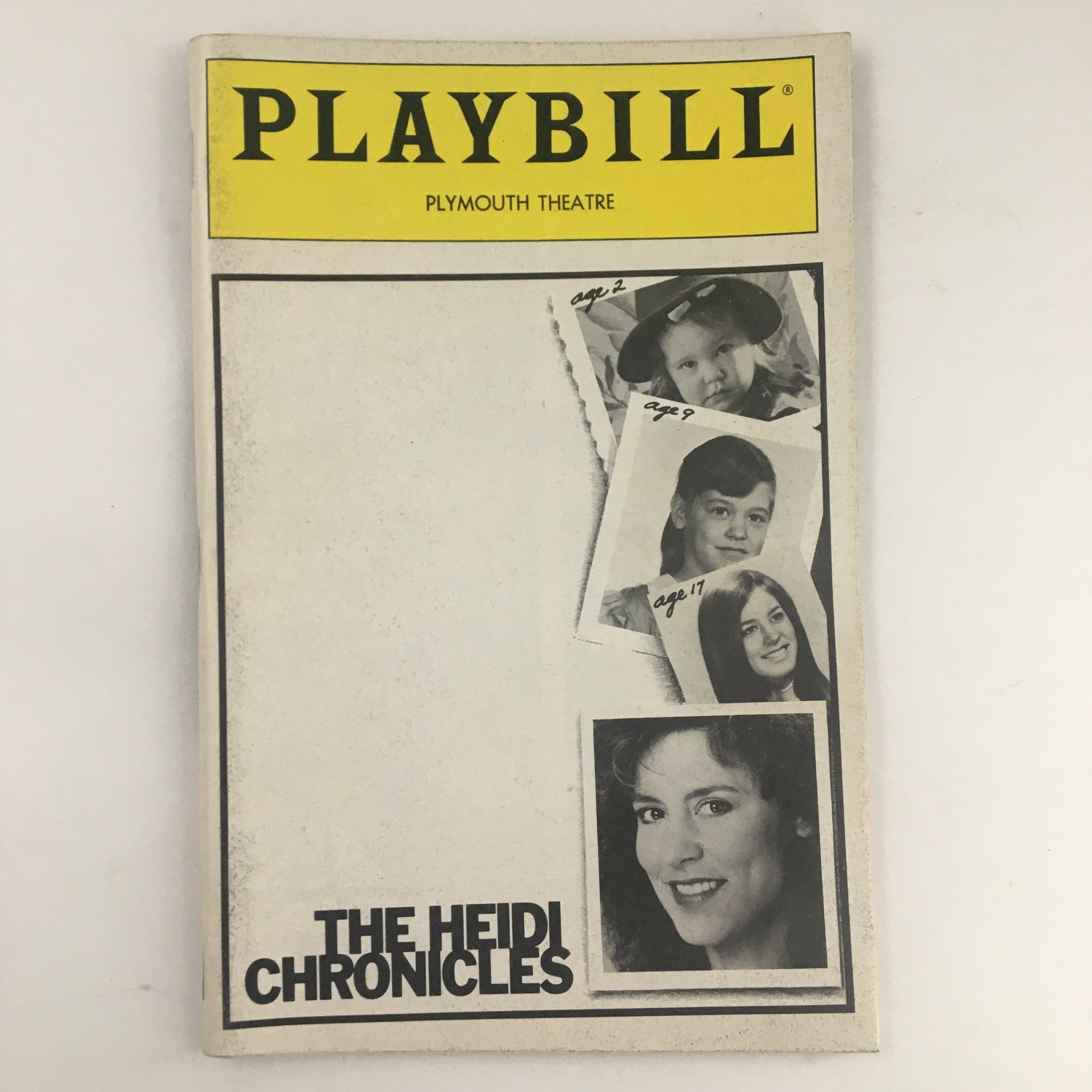 1989 Playbill Plymouth Theatre Present Christine Lahti in The Heidi Chronicles