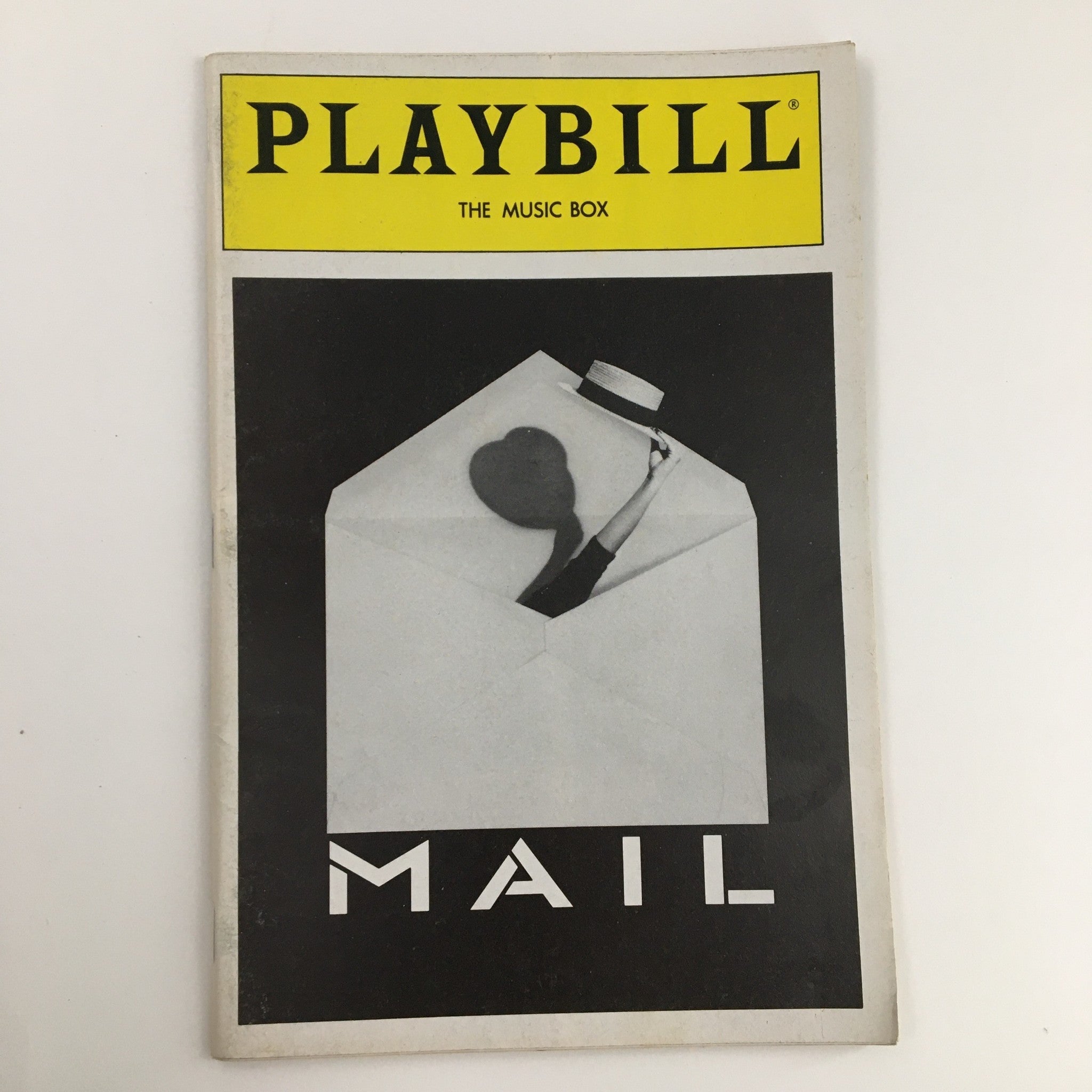 1988 Playbill The Music Box The Kennedy Center Present Michael Rupert in Mail