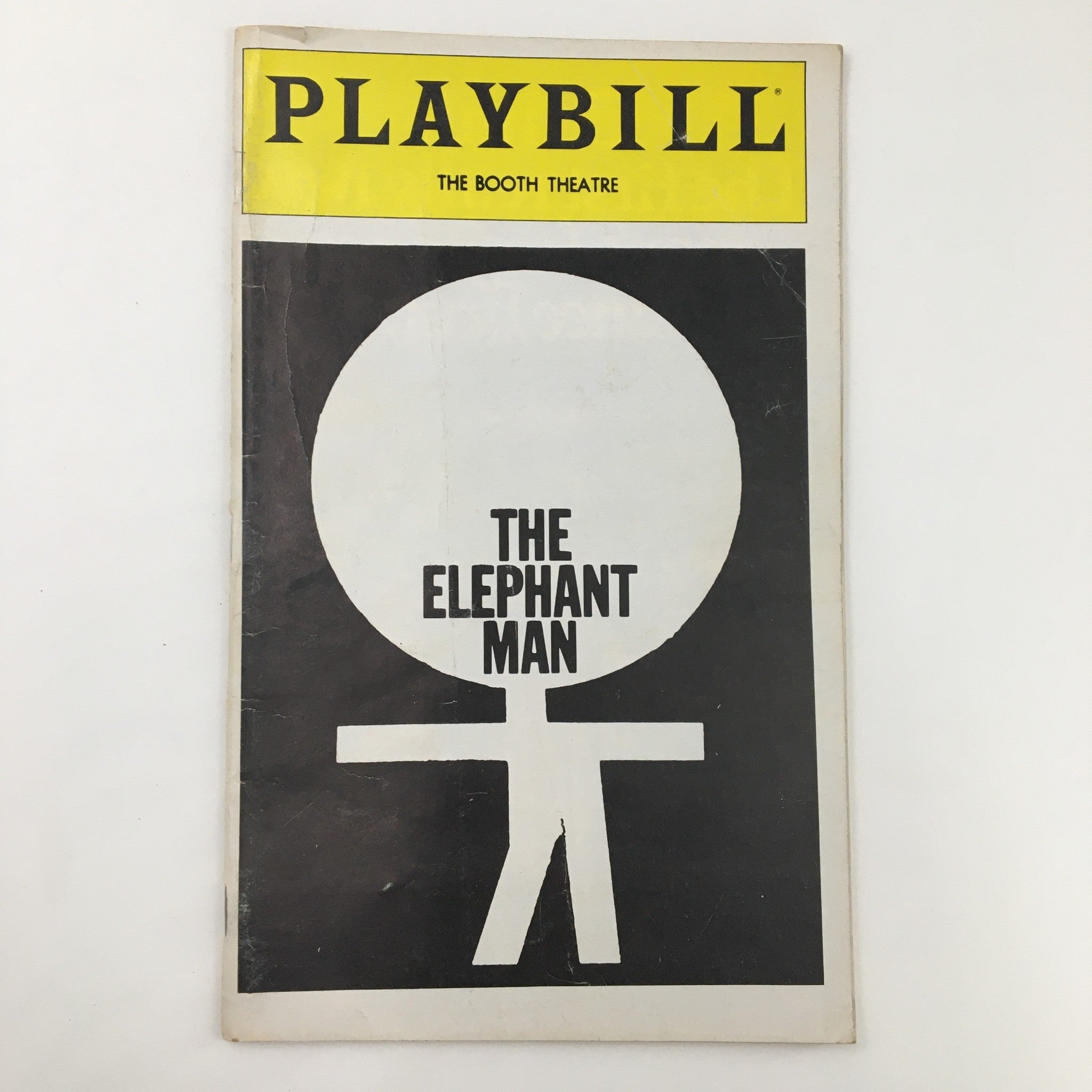 1981 Playbill The Booth Theatre Elizabeth McCann Present The Elephant Man