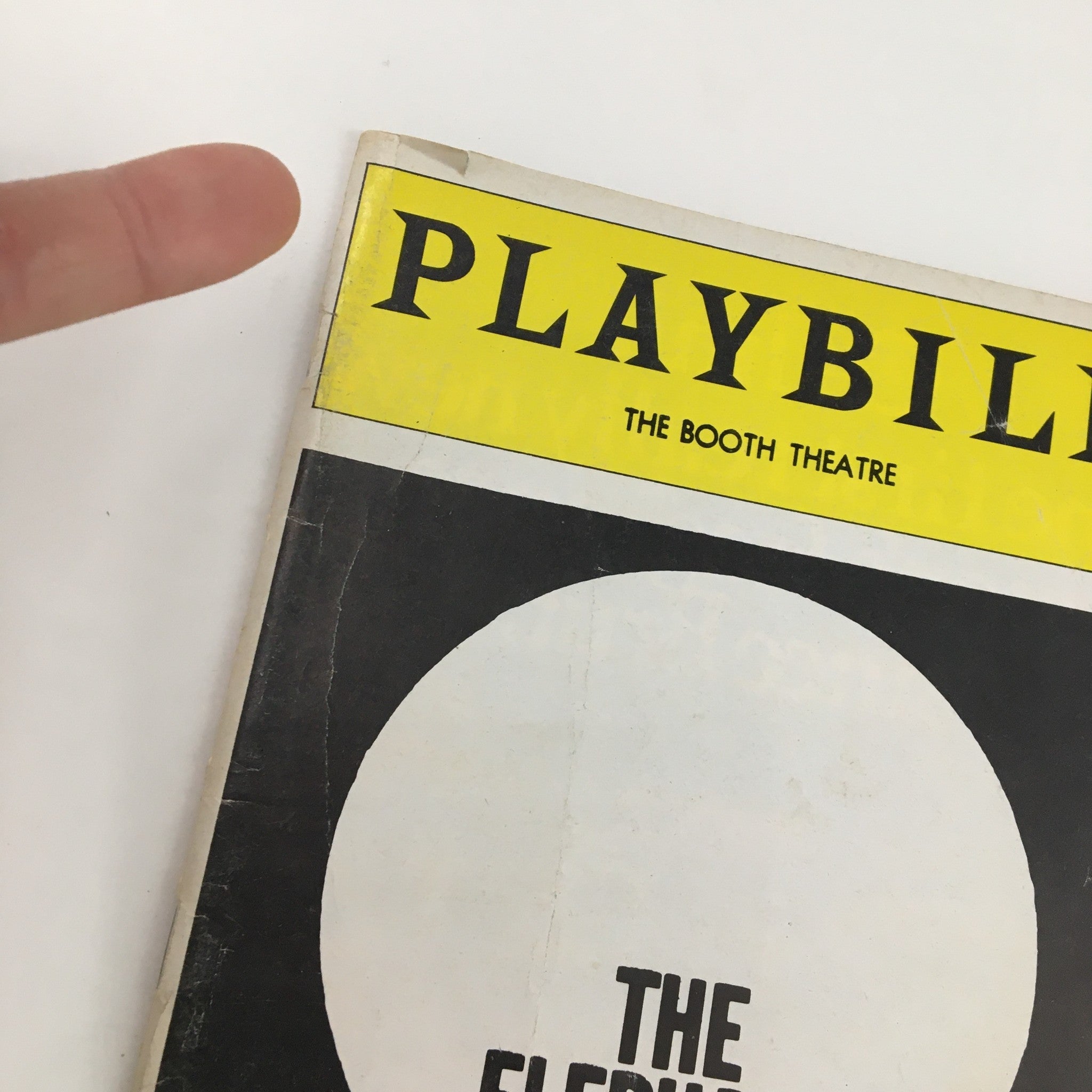 1981 Playbill The Booth Theatre Elizabeth McCann Present The Elephant Man