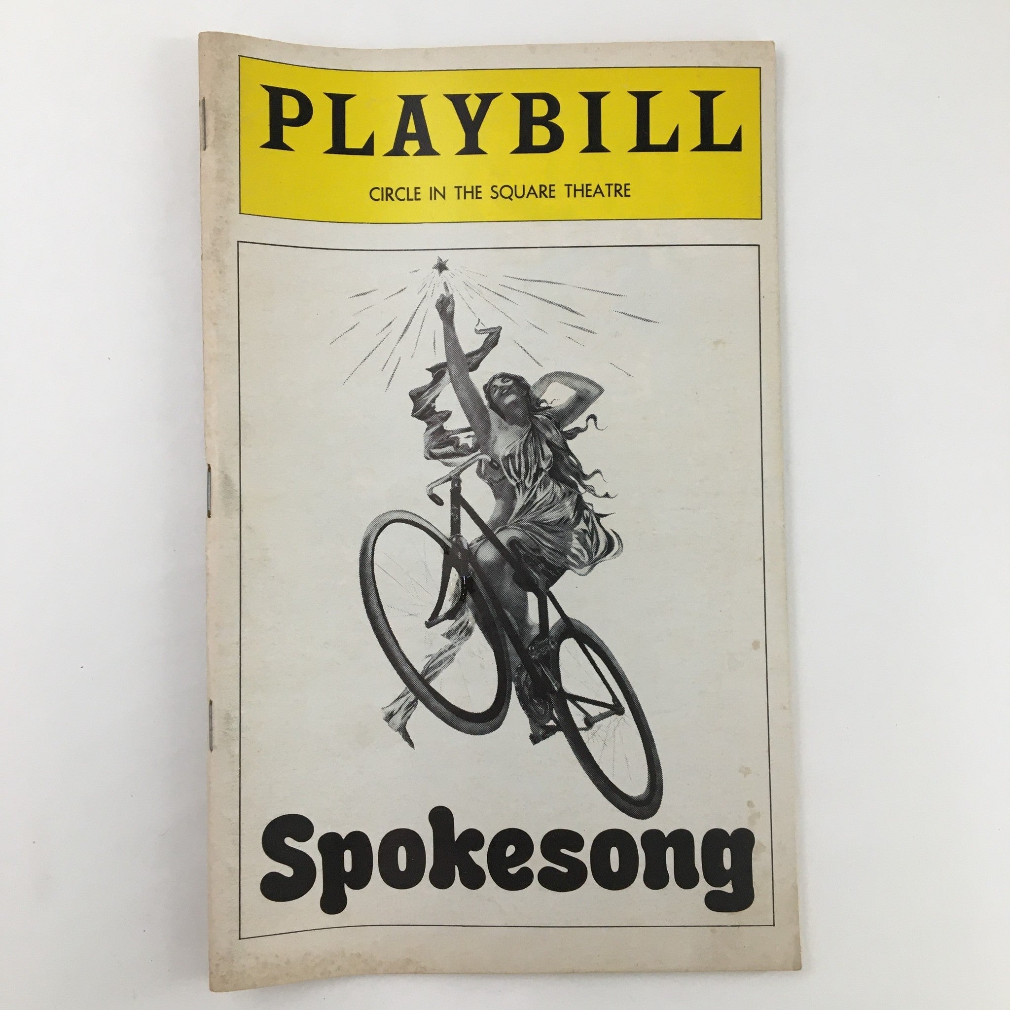 1979 Playbill Circle in the Square Present John Horton in Spokesong A New Play