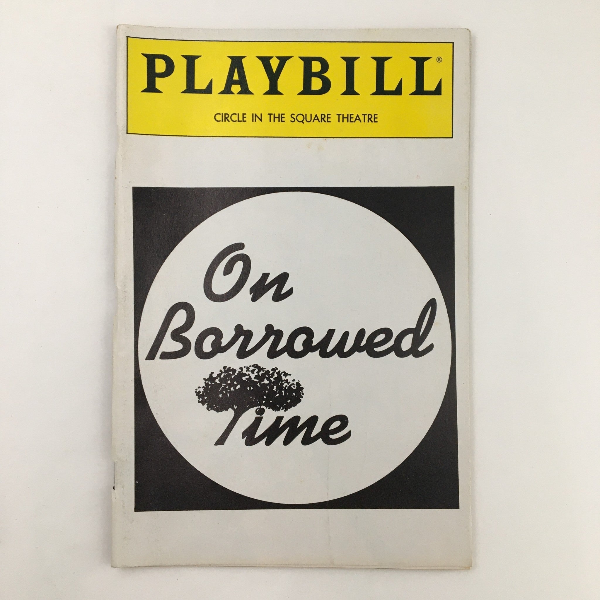 1991 Playbill Circle In The Square Theatre George C. Scott in On Borrowed Time