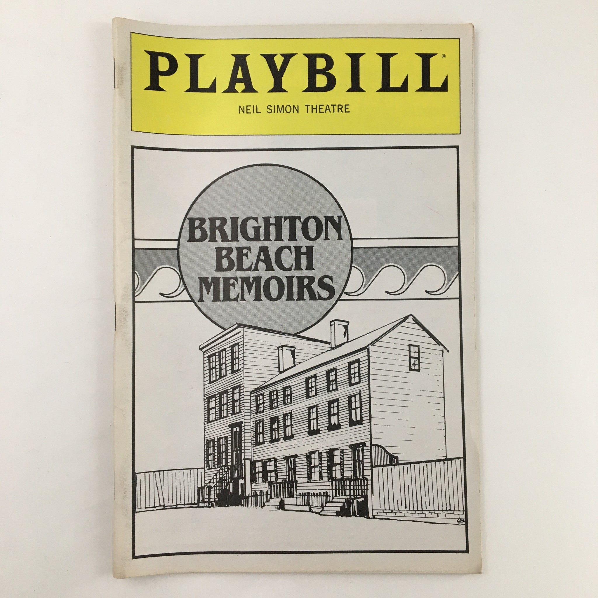 1983 Playbill Neil Simon Theatre Present Neil Simon's Brighton Beach Memoirs