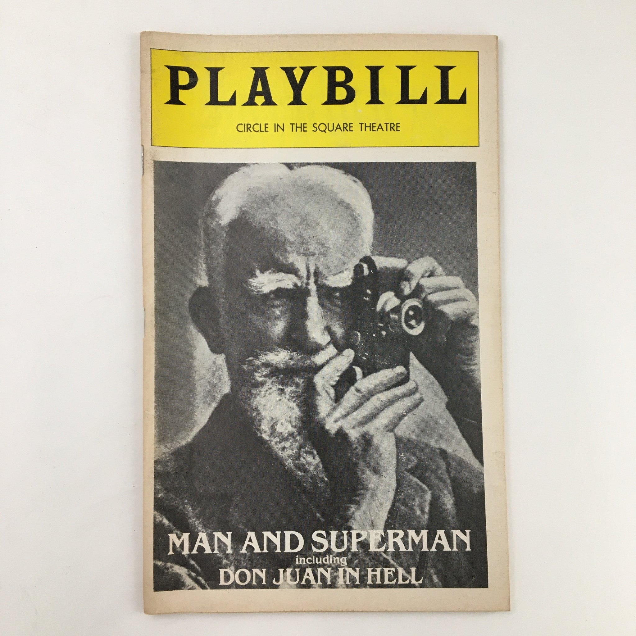 1979 Playbill Circle in the Square Theatre Man and Superman & Don Juan in Hell