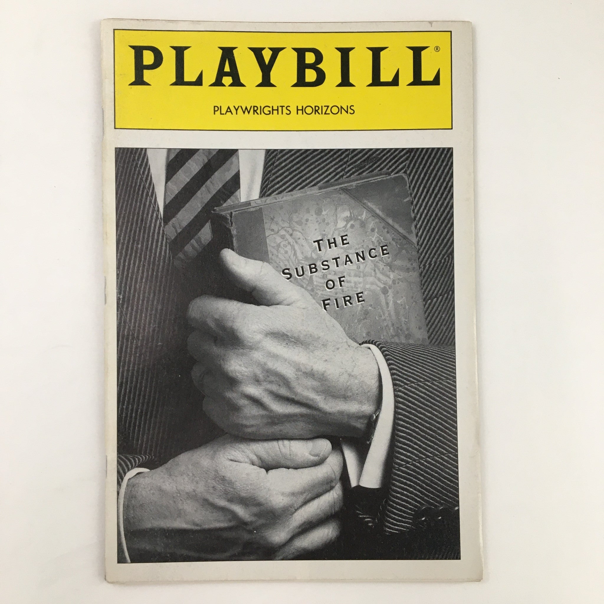 1991 Playbill Playwright Horizons The Substance of Fire by Jon Robin Baitz