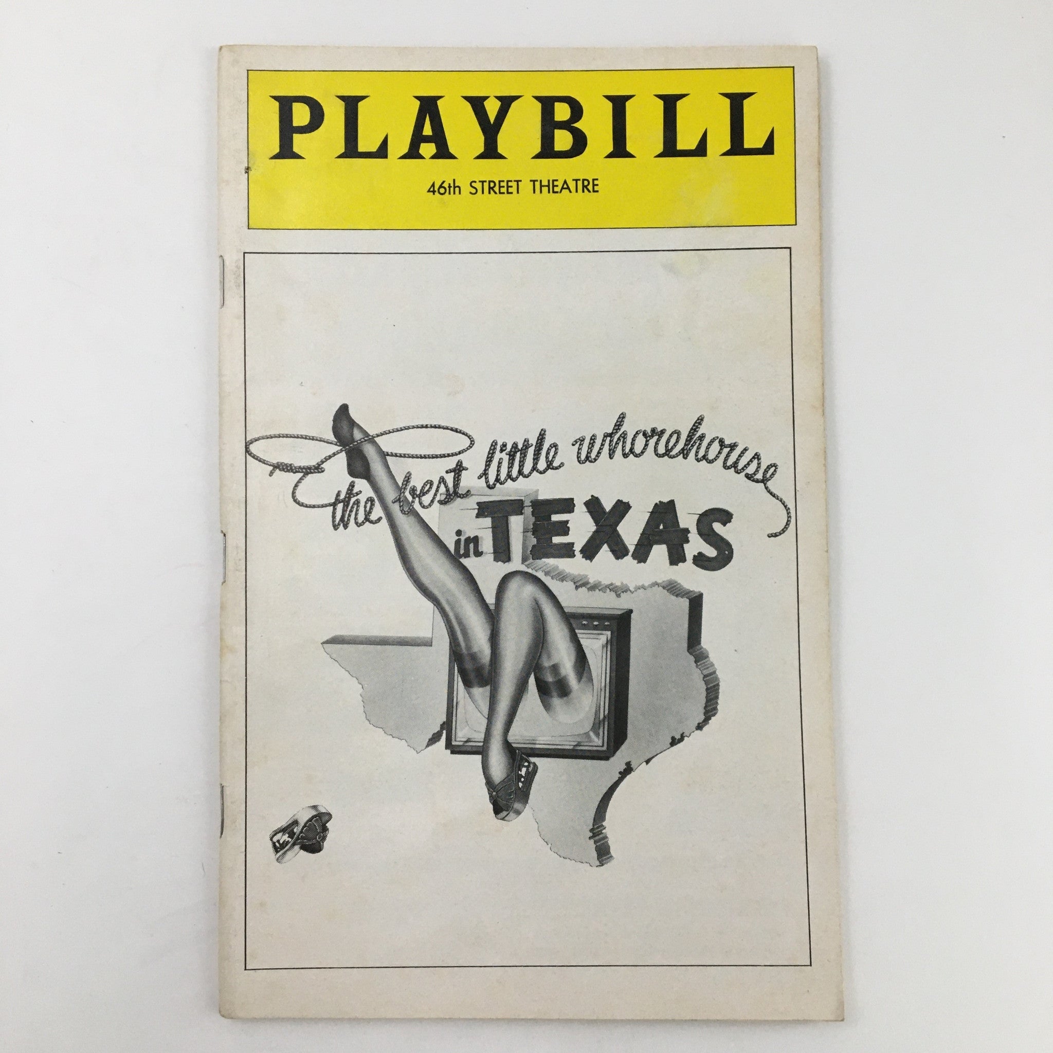 1978 Playbill Forty-Sixth Street Theatre The Best Little Whorehouse in Texas