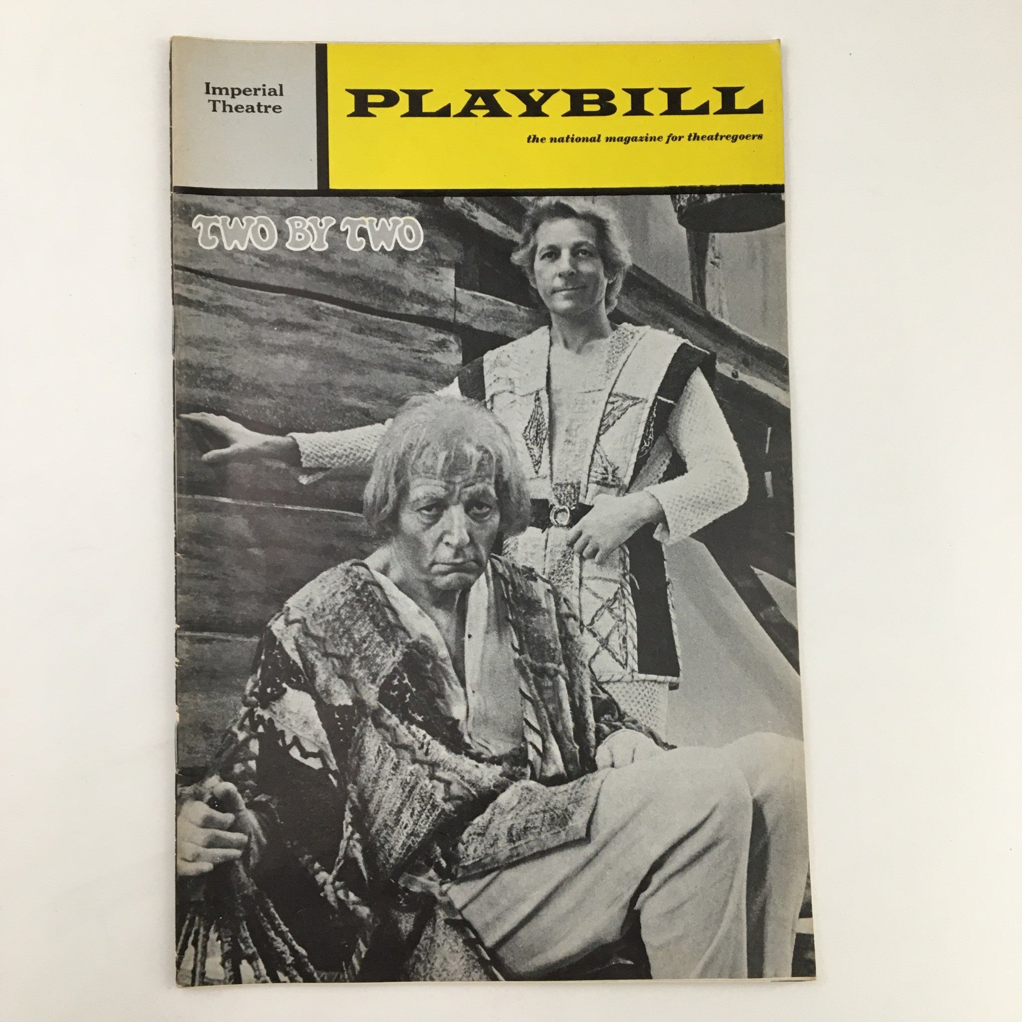 1971 Playbill Imperial Theatre Richard Rodgers' Danny Kaye in Two by Two