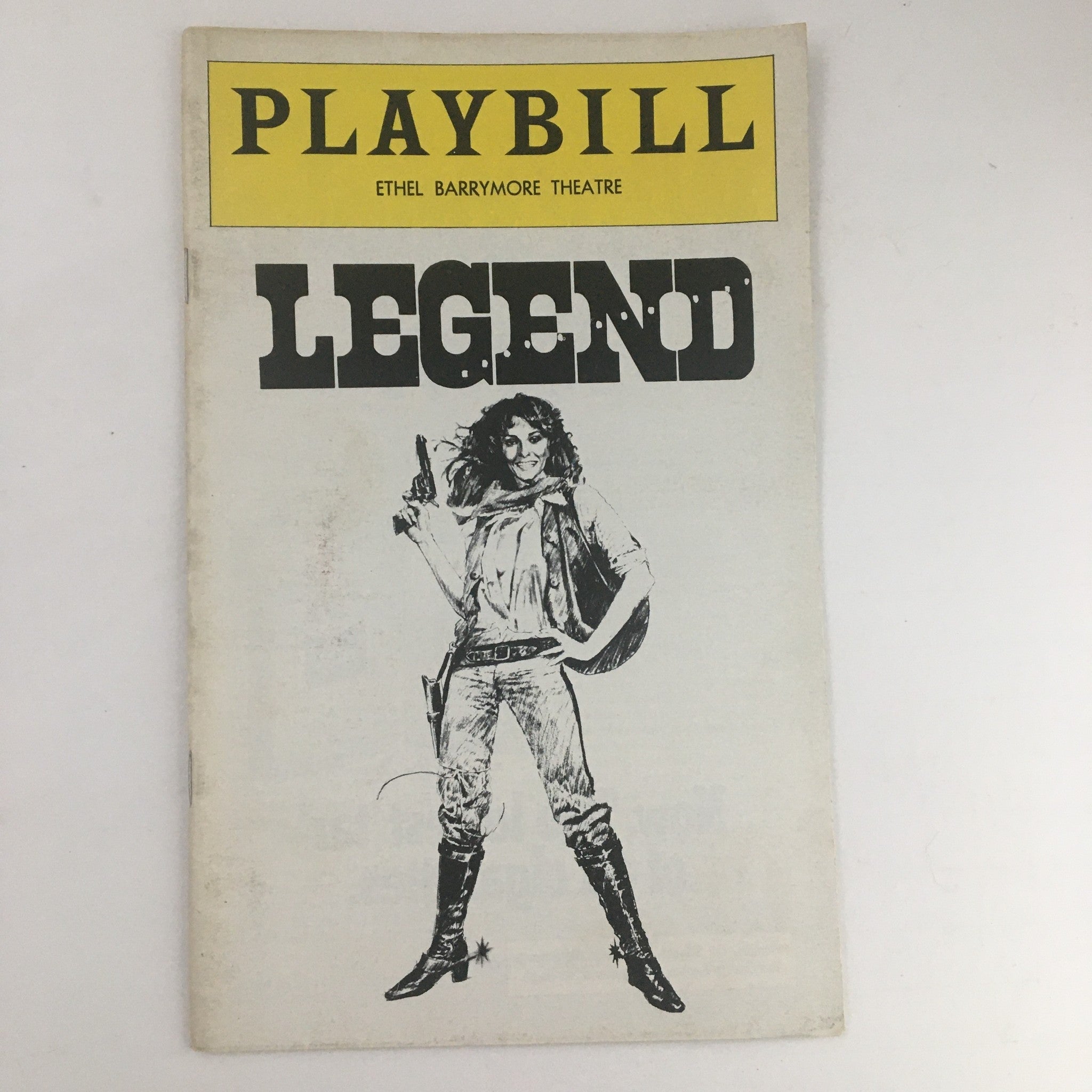 1976 Playbill Ethel Barrymore Theatre Present Elizabeth Ashley in Legend