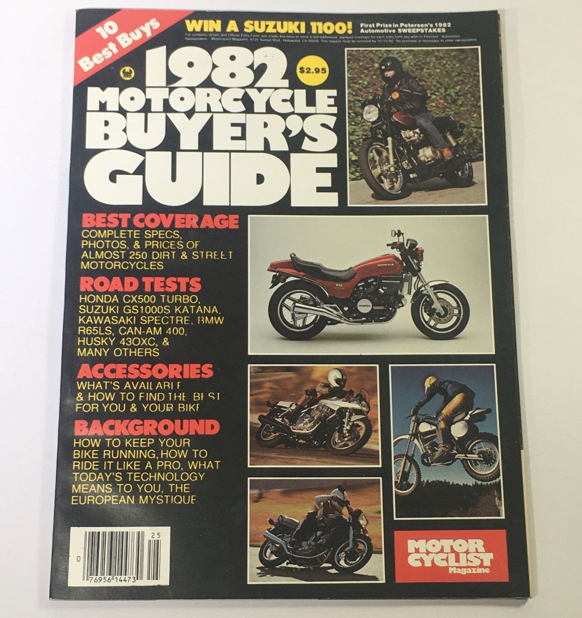 VTG 1982 Motorcycle Buyer's Guide & Road Test Honda CX500 Turbo & Suzuki GS1000S