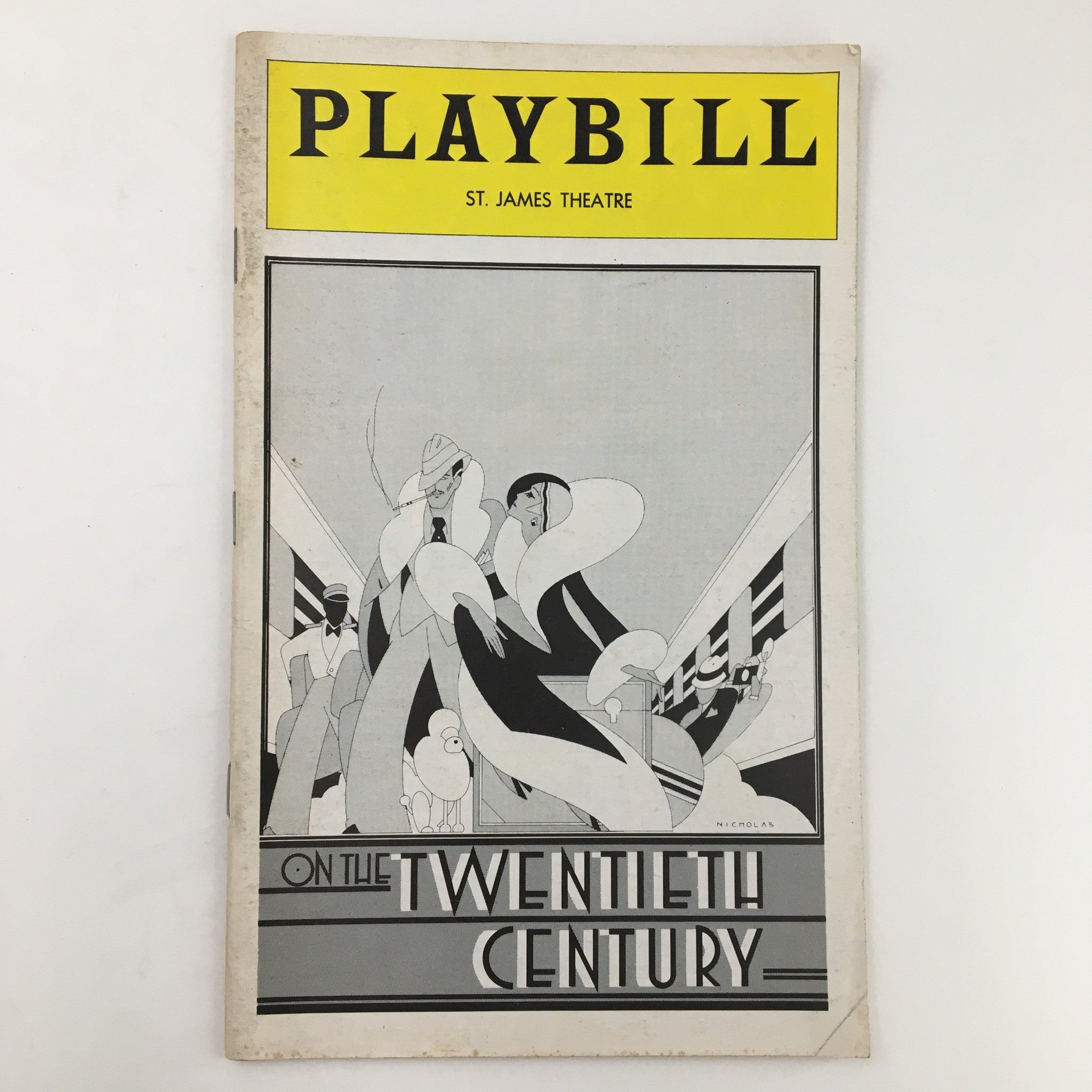 1979 Playbill St. James Theatre On The Twentieth Century by Harold Prince