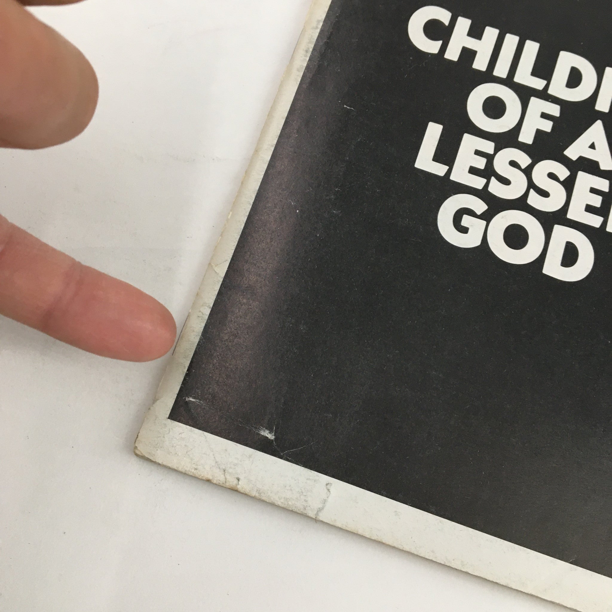 1981 Playbill Longacre Theatre Mark Taper Children of a Lesser God by Gordon D.