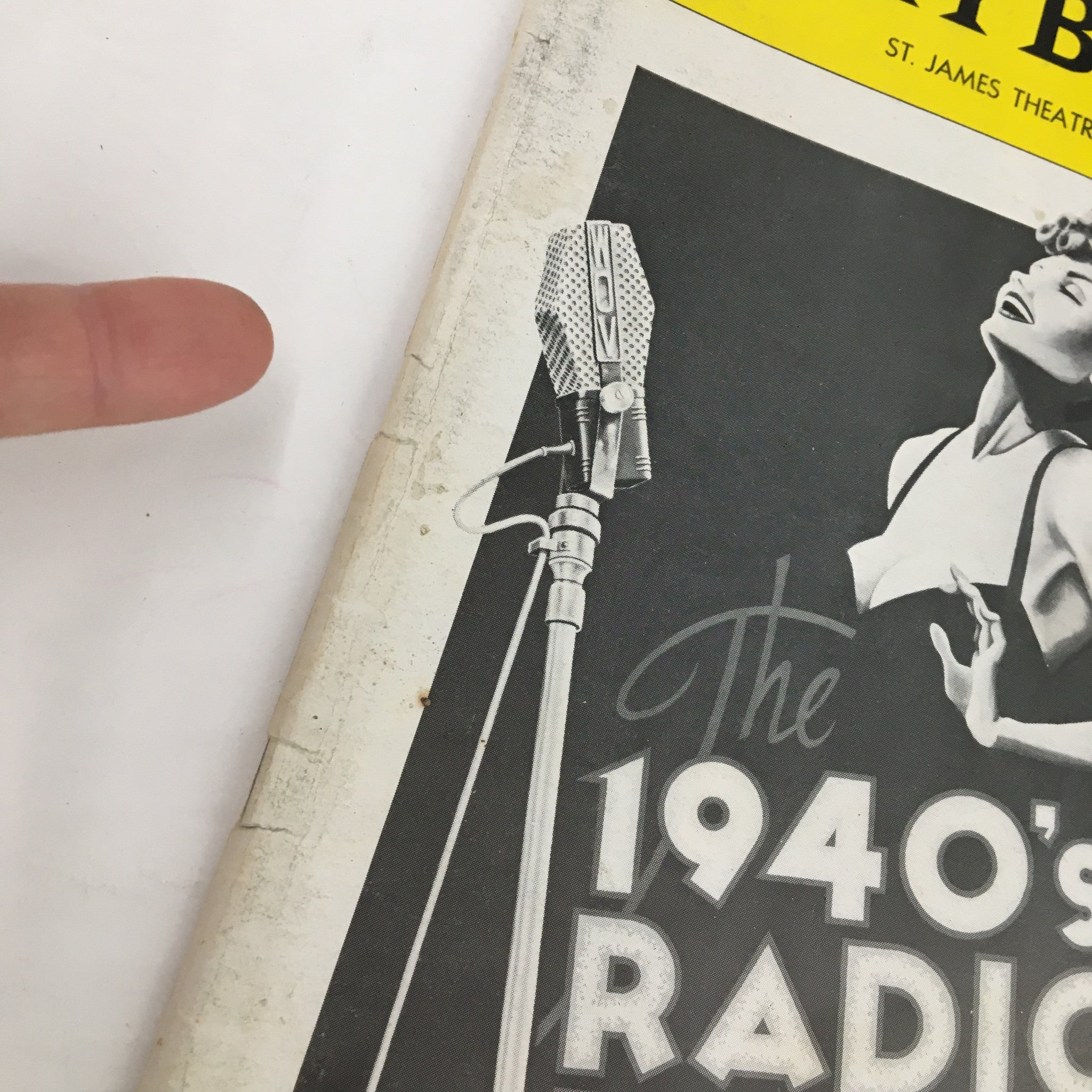 1979 Playbill St. James Theatre The 1940s Radio Hour by Walton Jones